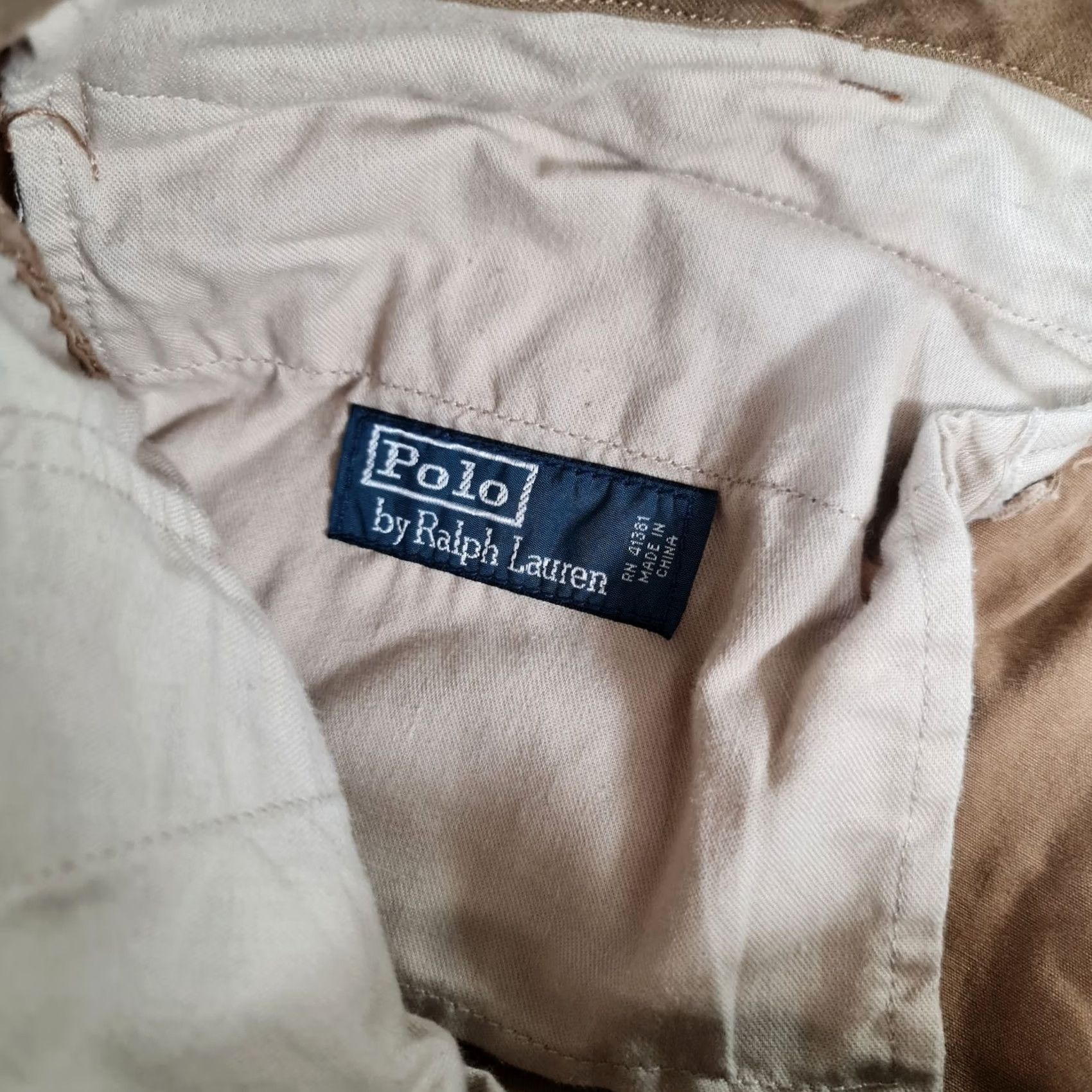 Polo Ralph Lauren VINTAGE Polo Ralph Lauren Cargo Pants Brown W42 L32 Paratrooper Pants Mens Cargo Regular Cotton Beige 6 Pockets Army Boys Mens Size US XL / EU 56 / 4 - 4 Thumbnail