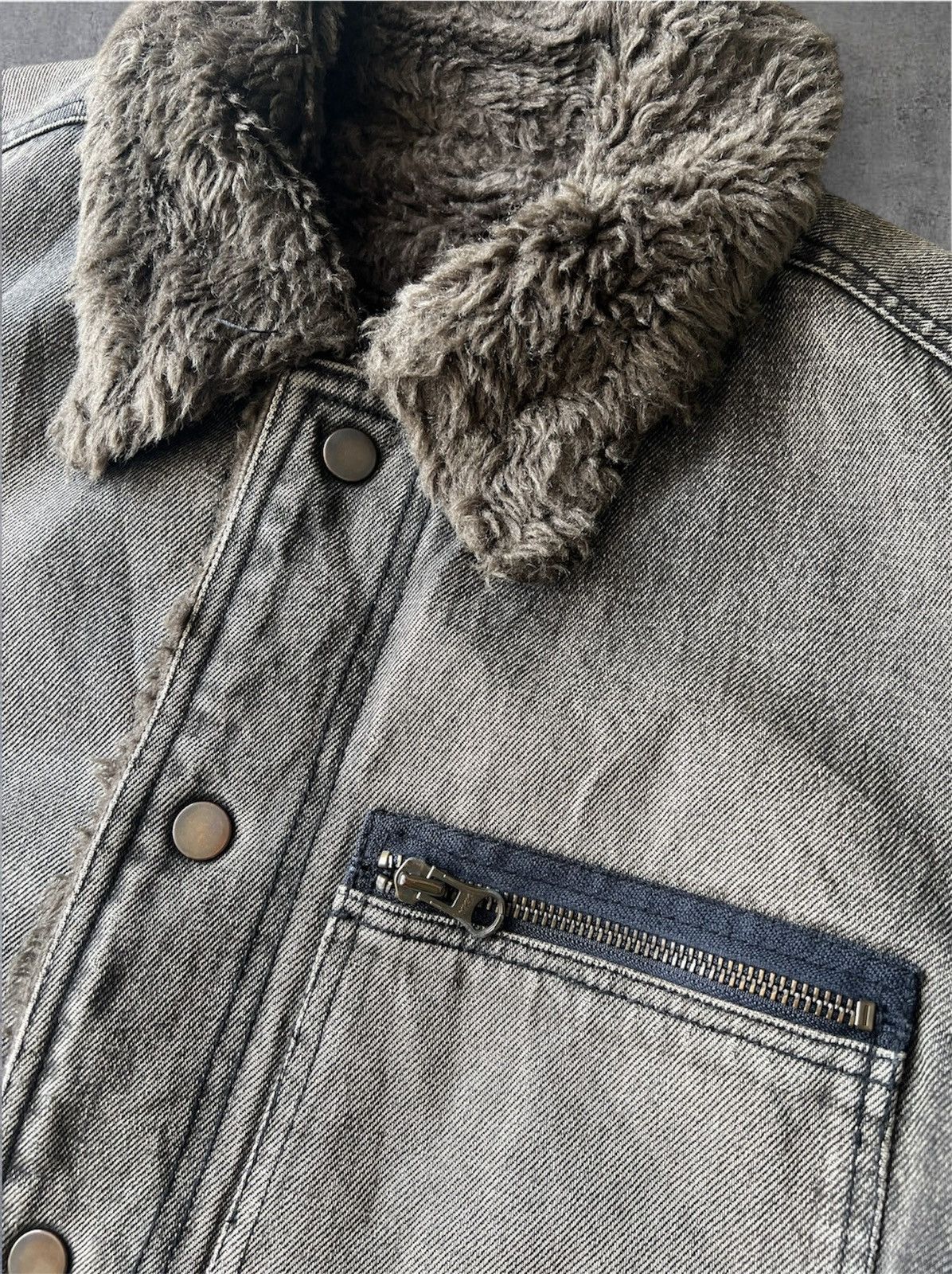 If Six Was Nine × Japanese Brand × PPFM VINTAGE PPFM SHERPA QUILTED LINED BUTTON UP JACKET Size US M / EU 48-50 / 2 - 7 Thumbnail