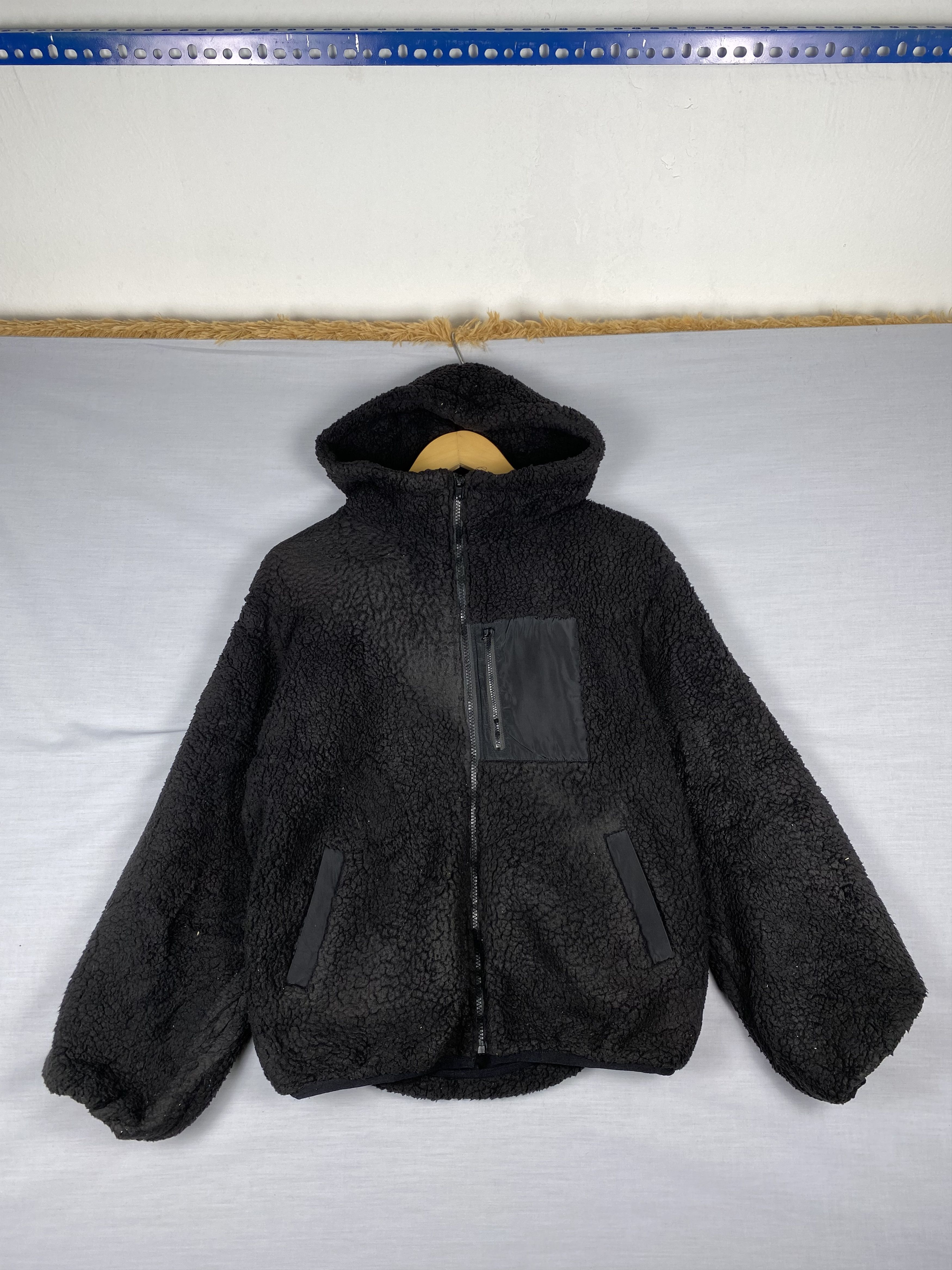 Japanese Brand Vintage N`Or Hoodie Zip Up Helix Fleece Jacket Size L / US 10 / IT 46 - 1 Thumbnail
