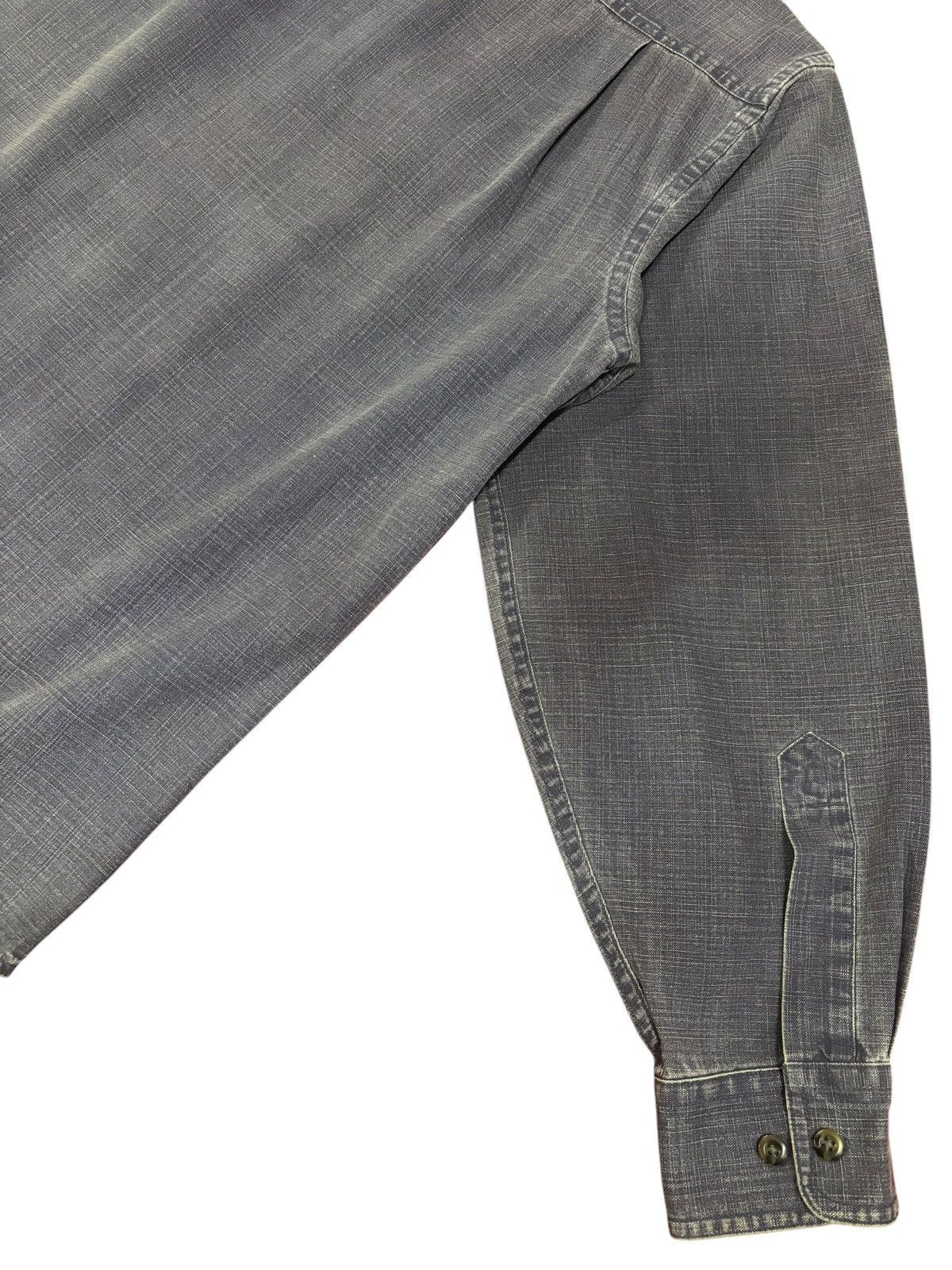 L.L. Bean × Vintage Vtg LL Bean Men's XLT Button Up Heavyweight Denim Size US L / EU 52-54 / 3 - 8 Thumbnail