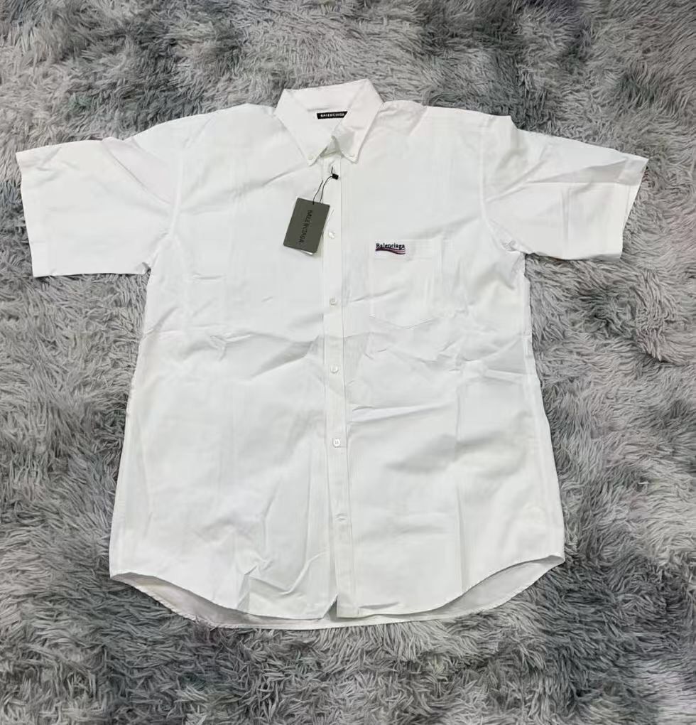 Balenciaga Balenciaga Embroidered Wave Shirt 2410-Nextarrow Size US XXS / EU 40 - 3 Thumbnail