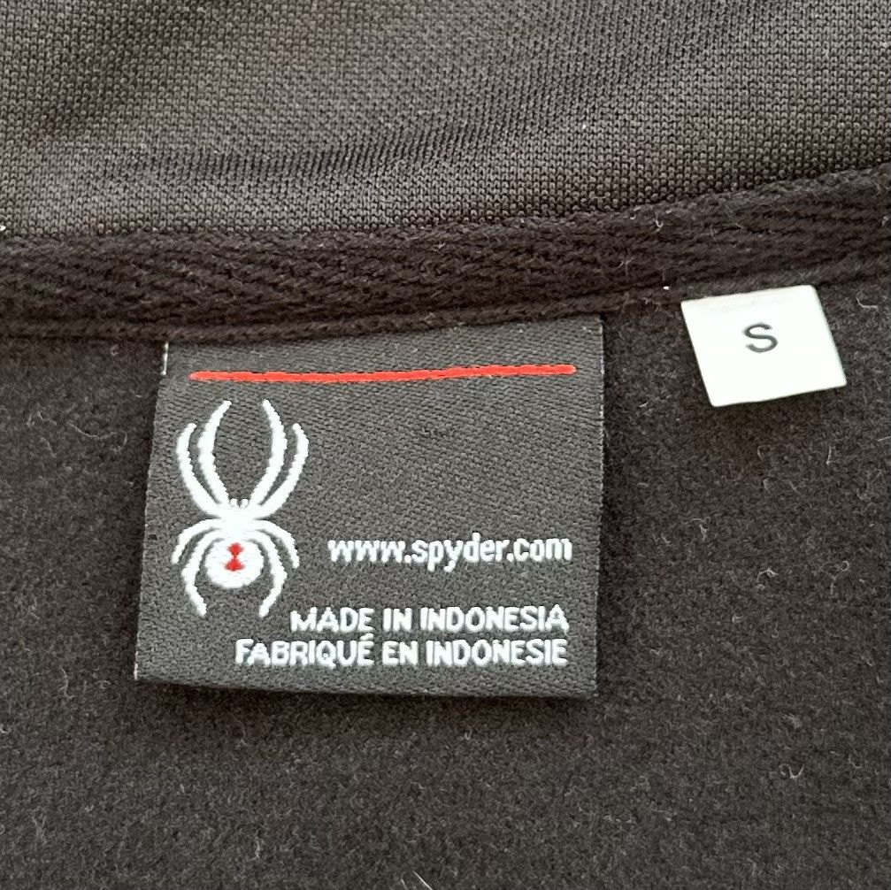 Spyder Spyder Black Softshell Zip Jacket Men's Size S Size US S / EU 44-46 / 1 - 5 Thumbnail