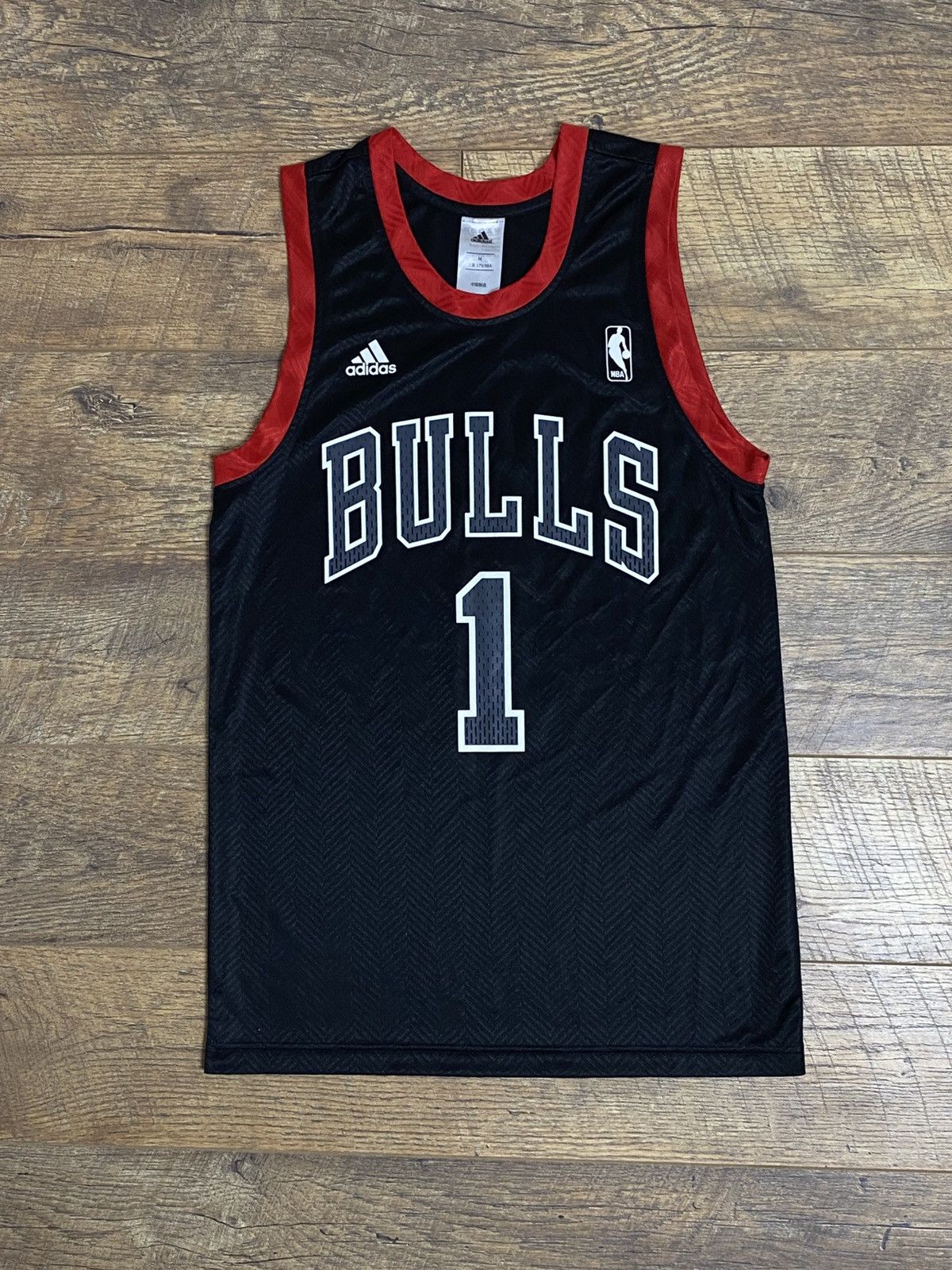 Adidas Very Rare Vtg Adidas Bulls #1 Rose Swingman Jersey M Size US M / EU 48-50 / 2 - 1 Thumbnail