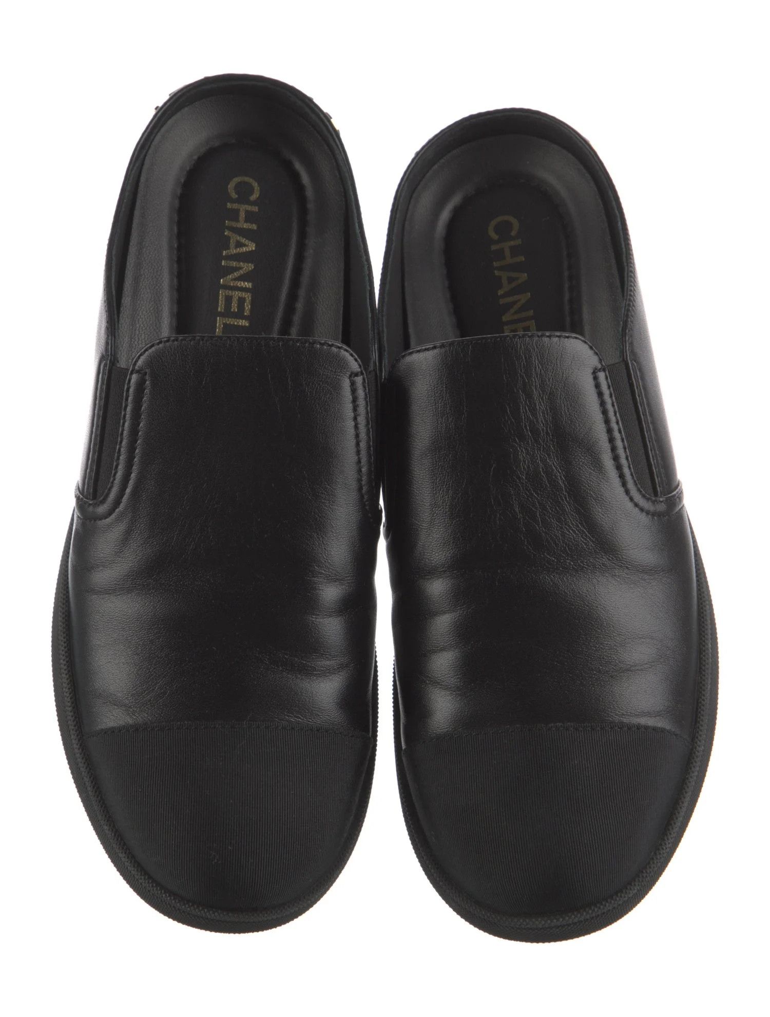 Chanel os11x0126 Leather Mules in Black Size US 6 / IT 36 - 3 Thumbnail