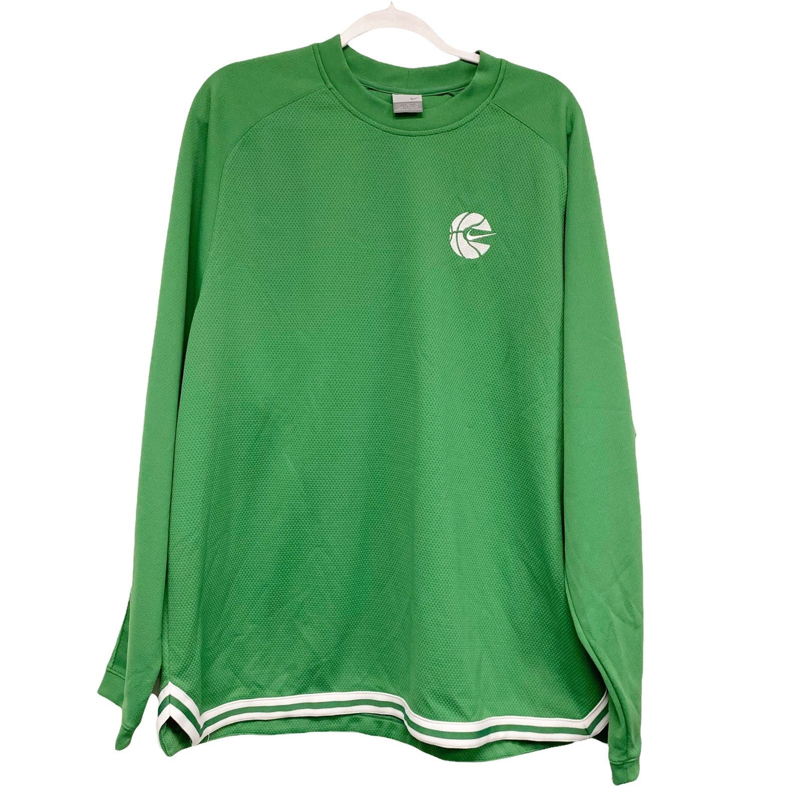 Nike Vintage Y2K Nike Swoosh Team Long Sleeve Shooting Jersey Size US XL / EU 56 / 4 - 7 Thumbnail