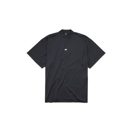 Balenciaga o1w1db10226 Activewear T-Shirt Large Fit in Black Size US S / EU 44-46 / 1 - 1 Thumbnail
