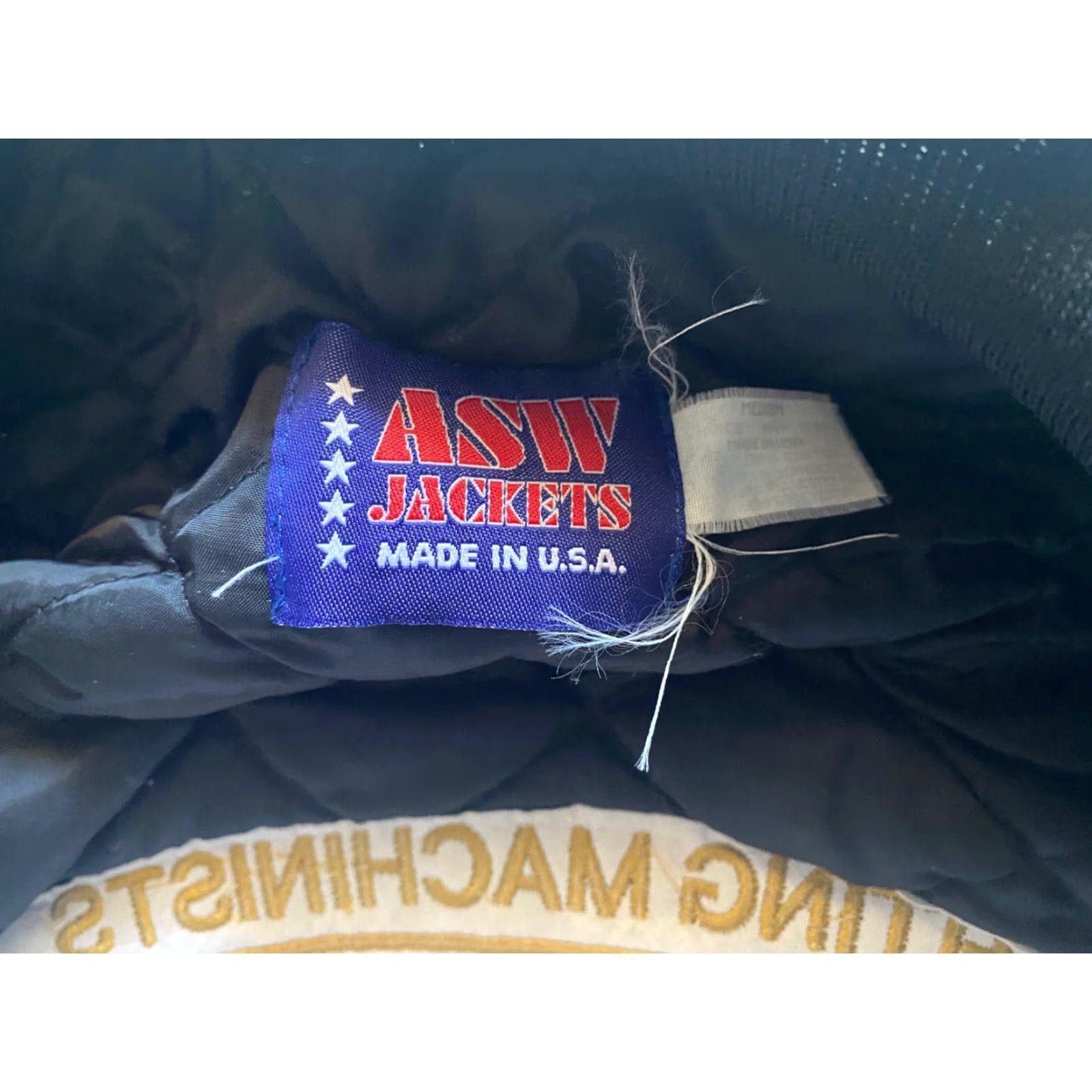 Vintage VINTAGE ASW Jackets Made In USA Mens Medium Fighting Machinists Union Aerospace Jacket Shirt? Size US M / EU 48-50 / 2 - 4 Thumbnail