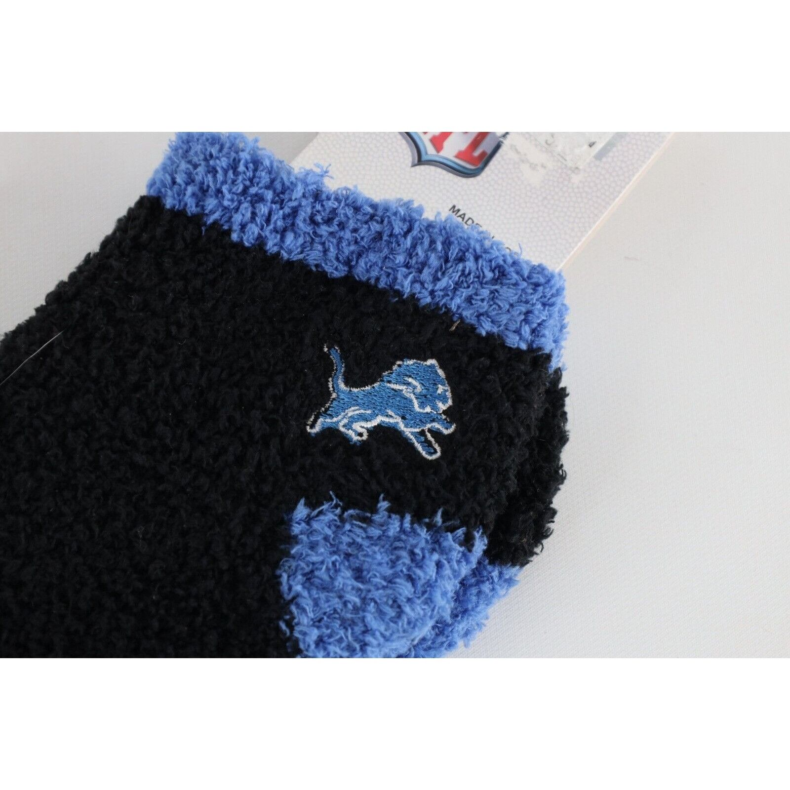 Vintage Deadstock Vintage NFL Detroit Lions Football Fleece Socks Size ONE SIZE - 2 Thumbnail