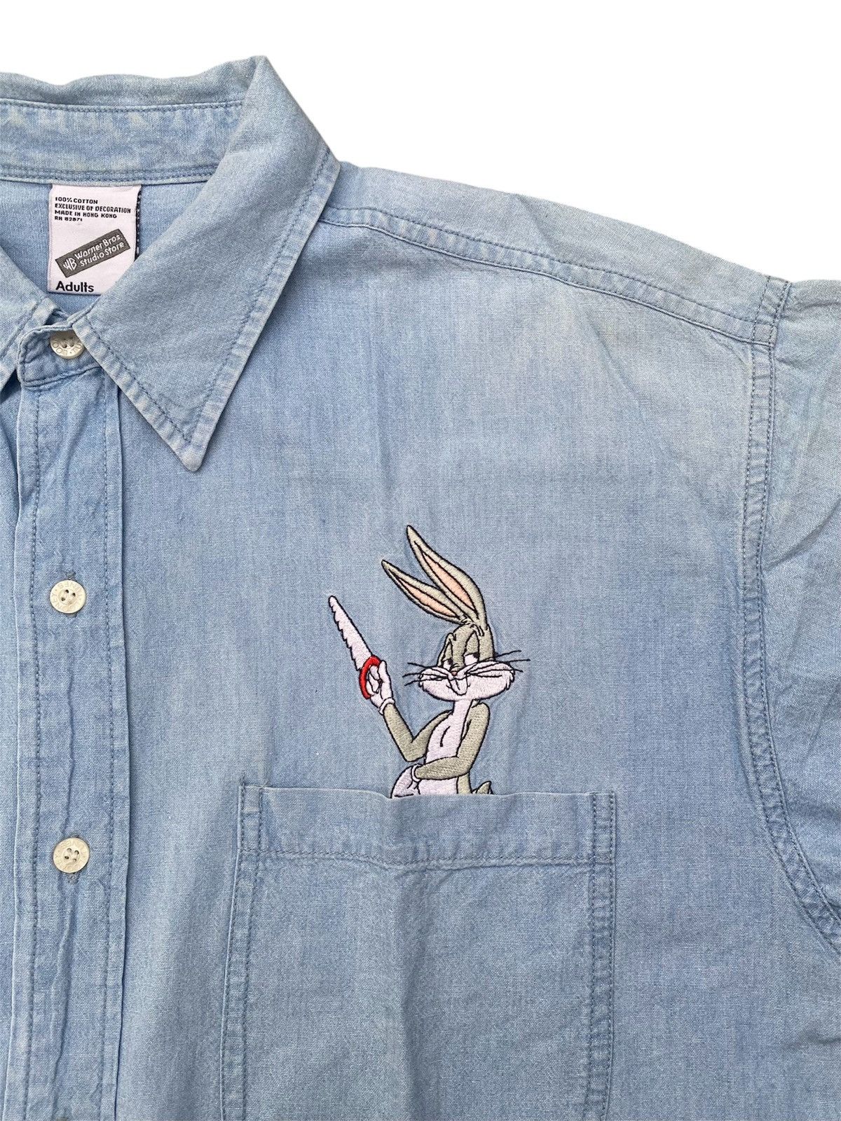 Warner Bros Vintage Warner Bros Embroidery Shirt Size US M / EU 48-50 / 2 - 3 Thumbnail