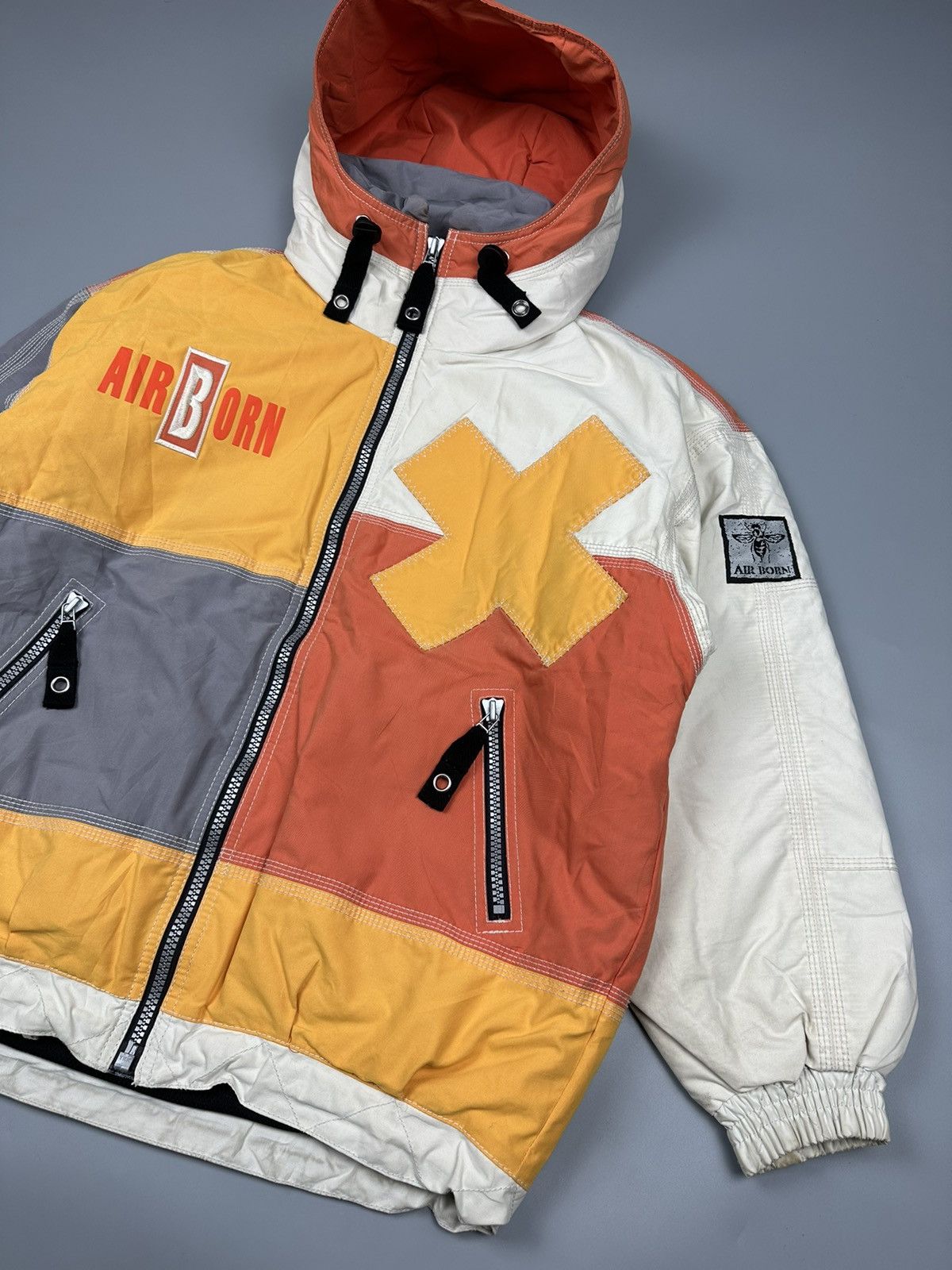 Japanese Brand Vintage Airborn OX Hoodie Jacket Size US L / EU 52-54 / 3 - 3 Thumbnail