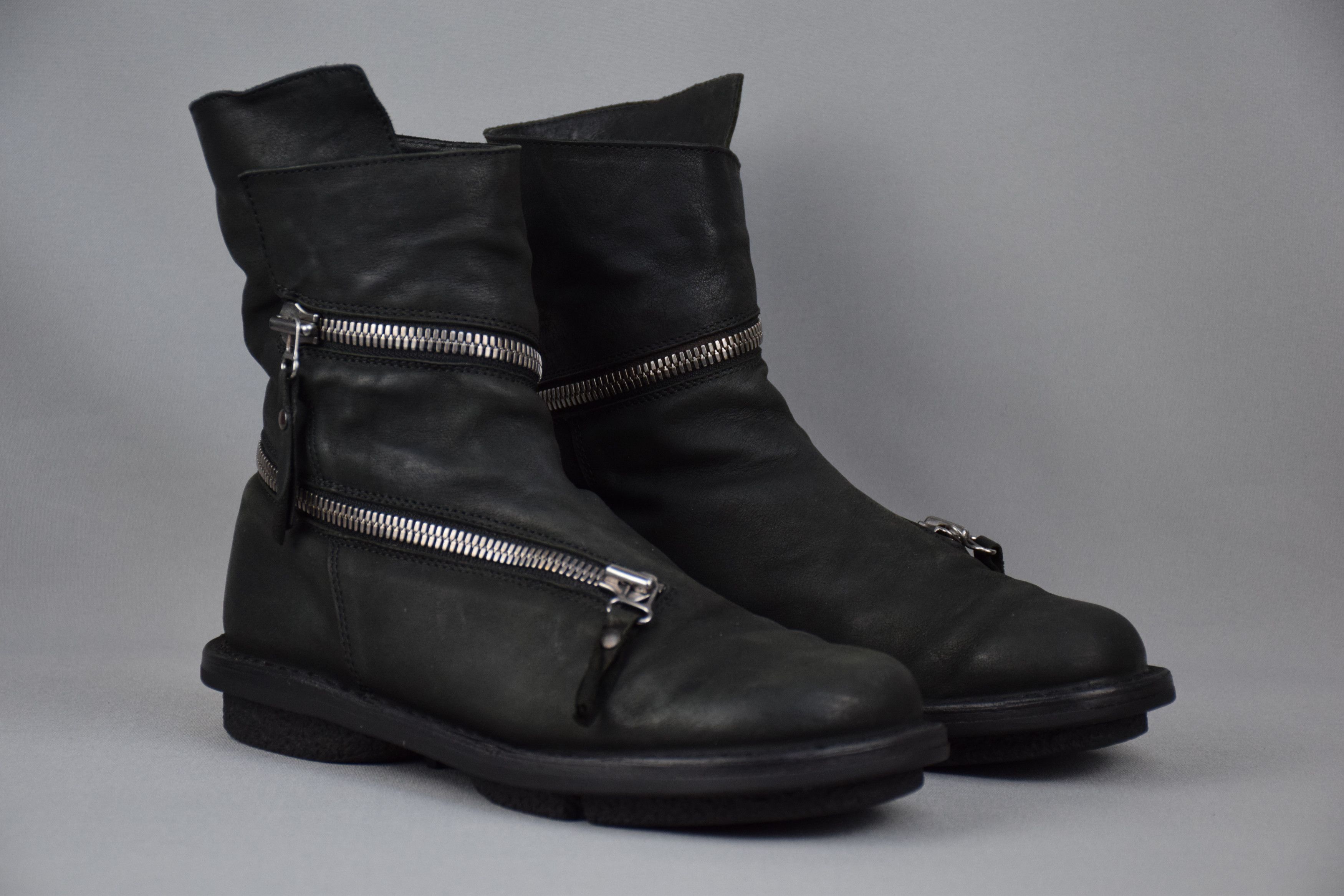 Designer × Trippen Trippen Helix f Women's Black Zip Boots US 8 UK 6 EU 39 Size US 8 / IT 38 - 2 Thumbnail