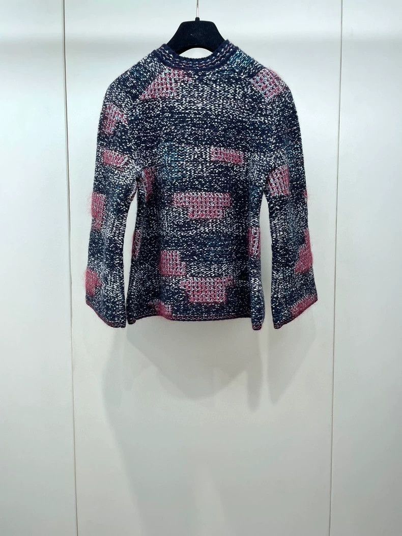 Chanel Chanel Color Block Knit Sweater -2505 Size US S / EU 44-46 / 1 - 2 Thumbnail