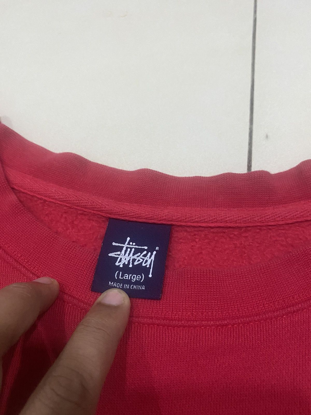 Stussy × Vintage Vintage Stussy Big Logo Sweatshirt Size US L / EU 52-54 / 3 - 4 Thumbnail