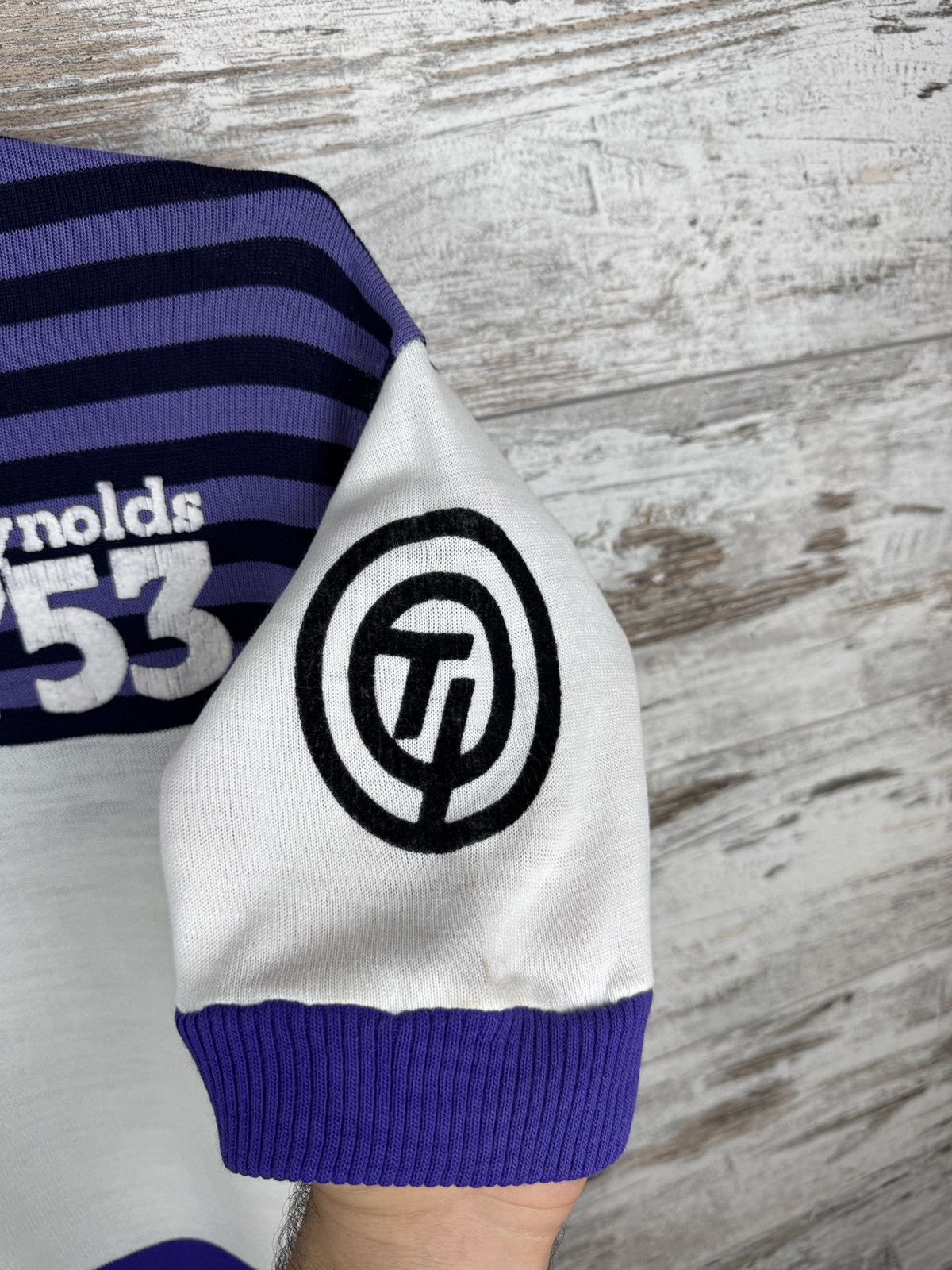 Vintage Mens Vintage Reynolds 753 jersey wool T-shirt rare cycling Size US L / EU 52-54 / 3 - 8 Thumbnail