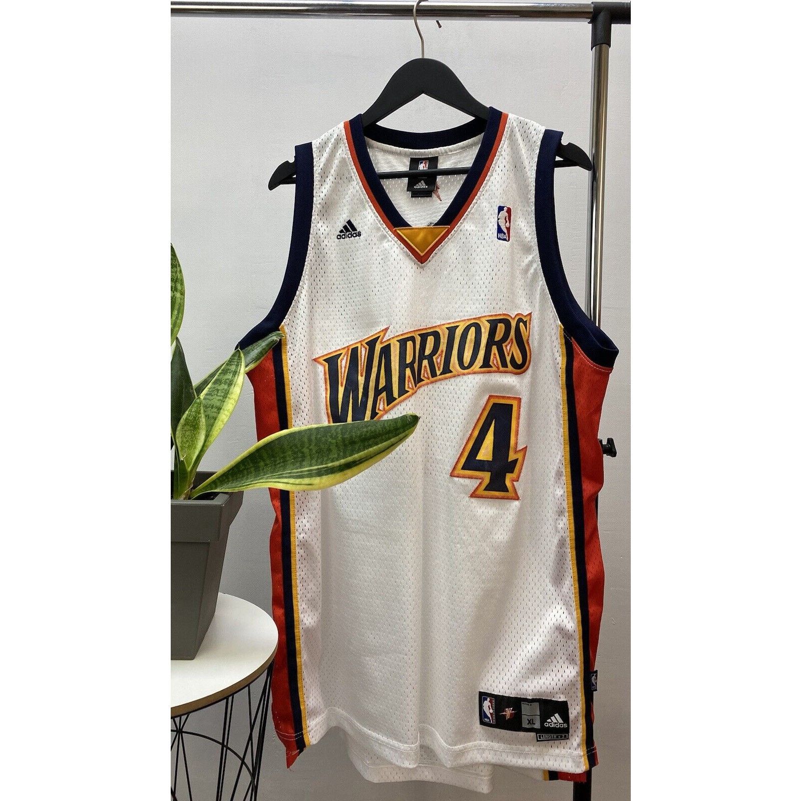 Latrell Sprewell Warriors 1997 Warriors Jersey Adidas Golden State