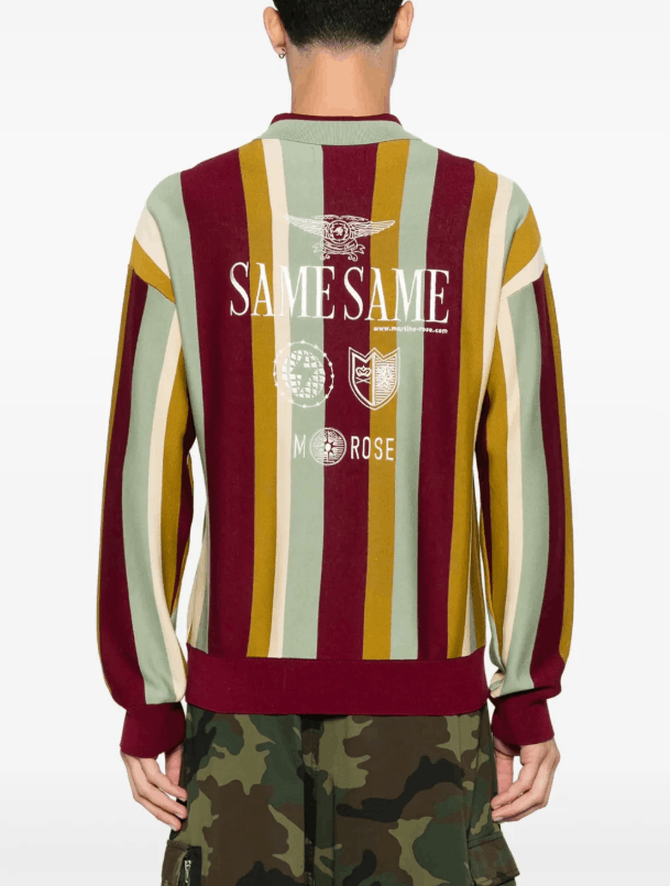Martine Rose BNWT AW24 MARTINE ROSE SAME SAME VERTICAL STRIPE SWEATER S Size US S / EU 44-46 / 1 - 12 Thumbnail