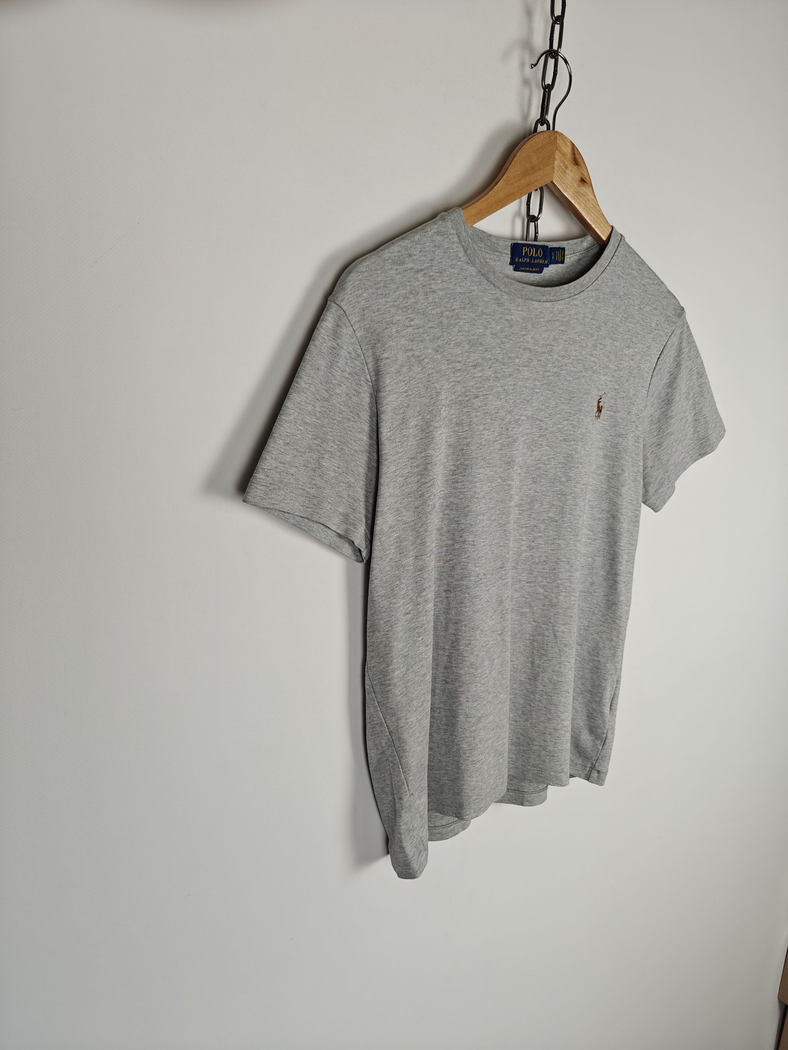 Polo Ralph Lauren Polo Ralph Lauren T-Shirt Custom Slim Fit Gray size S Size US S / EU 44-46 / 1 - 5 Thumbnail