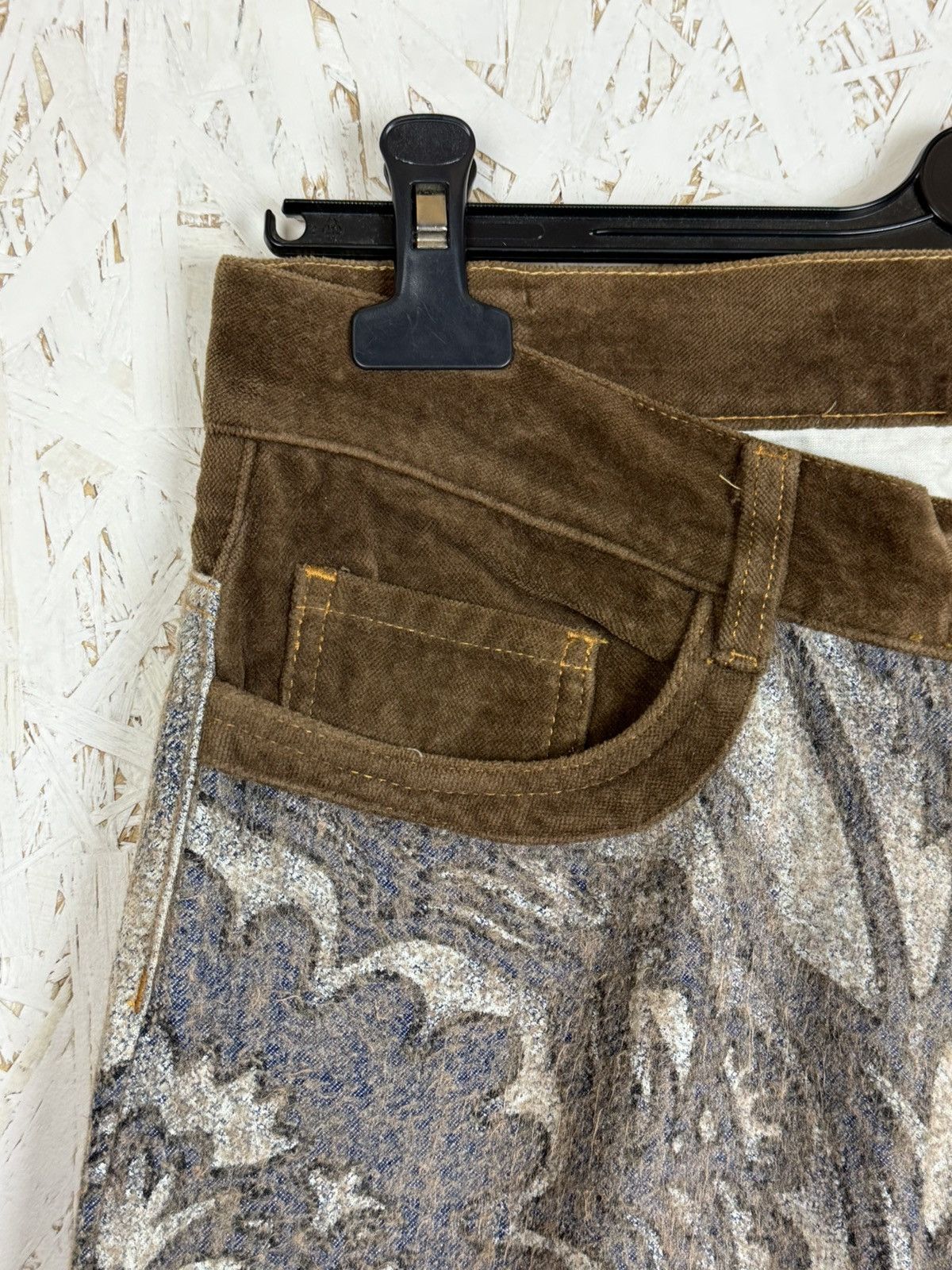 Vivienne Westwood Vivienne Westwood 1992 Anglomania Archive Velvet Jeans 31 Size US 31 - 4 Thumbnail