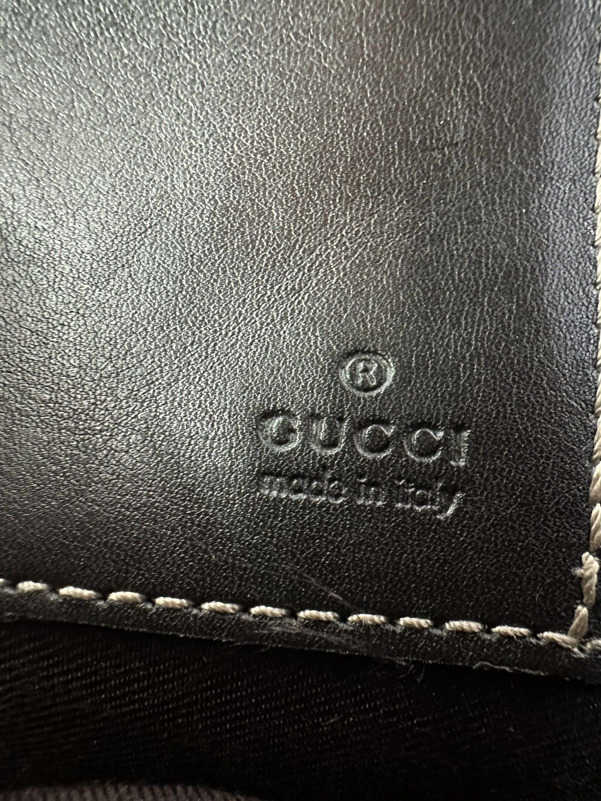 Gucci GUCCI GG Supreme Monogram Clutch Document Holder Brown Size ONE SIZE - 6 Thumbnail