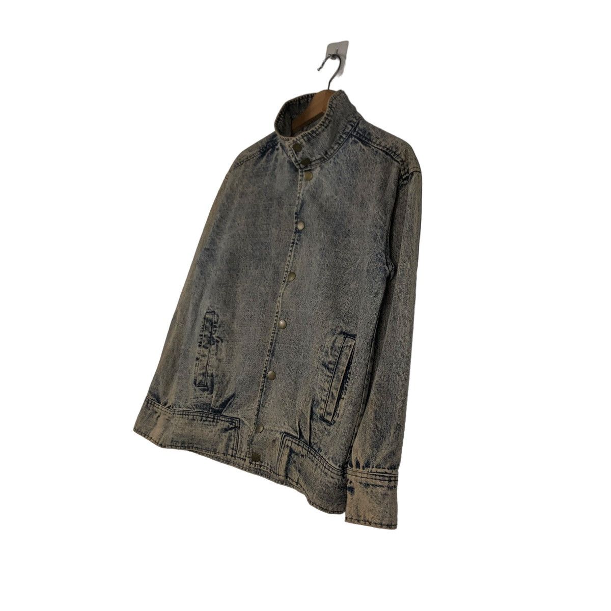 Japanese Brand 📌VINTAGE DENIM JACKET RUSTY BIKER VENCE EXCHANGE JAPAN Size US M / EU 48-50 / 2 - 4 Thumbnail