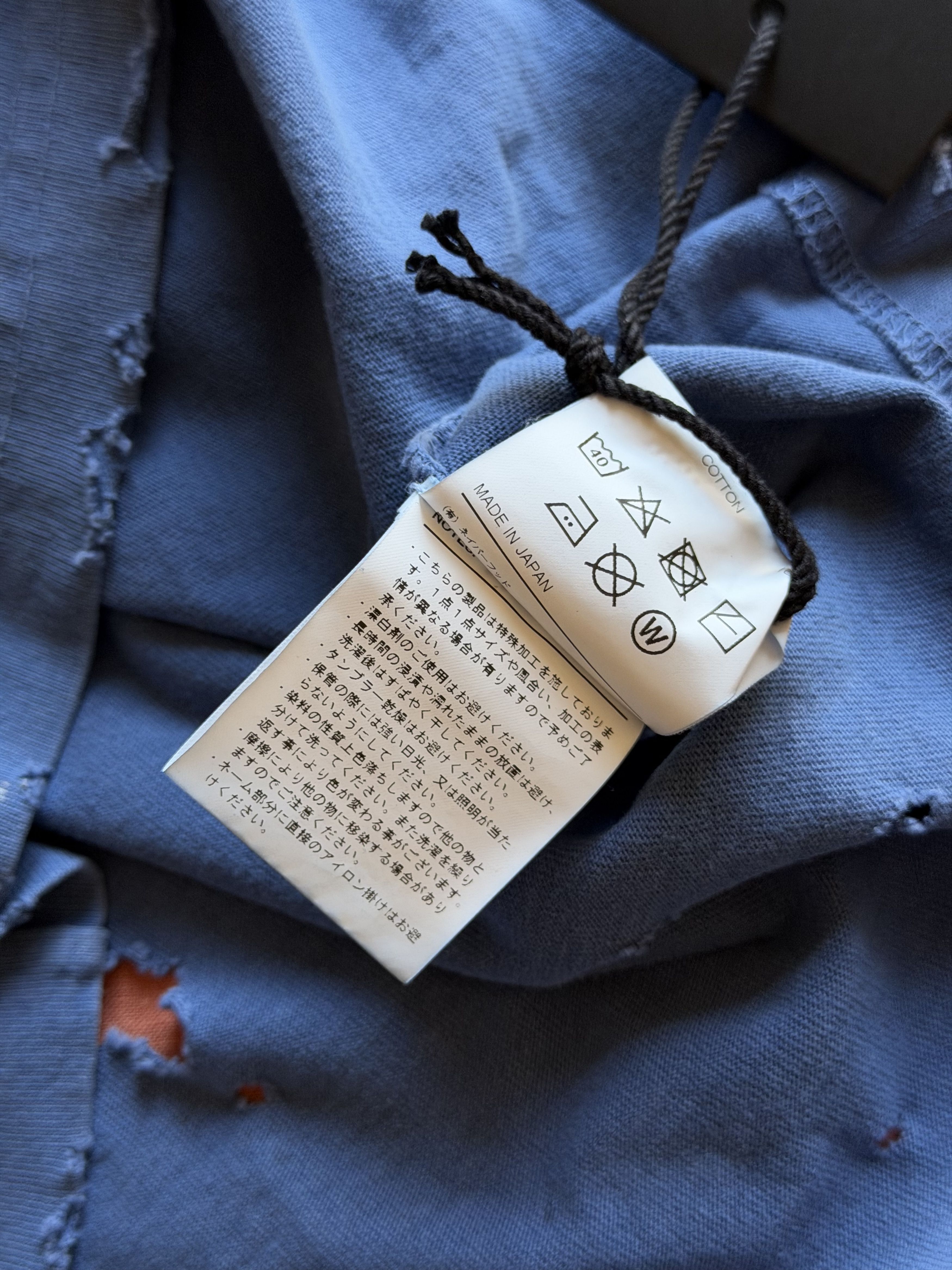 Neighborhood Neighborhood Savage Distressed Tee in Blue Size US XL / EU 56 / 4 - 10 Thumbnail