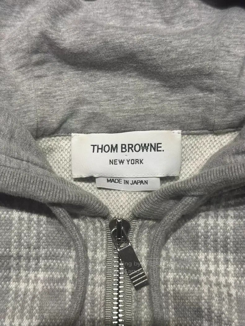 Thom Browne Thom Browne Plaid Zip-Up Hoodie Size US XL / EU 56 / 4 - 3 Thumbnail