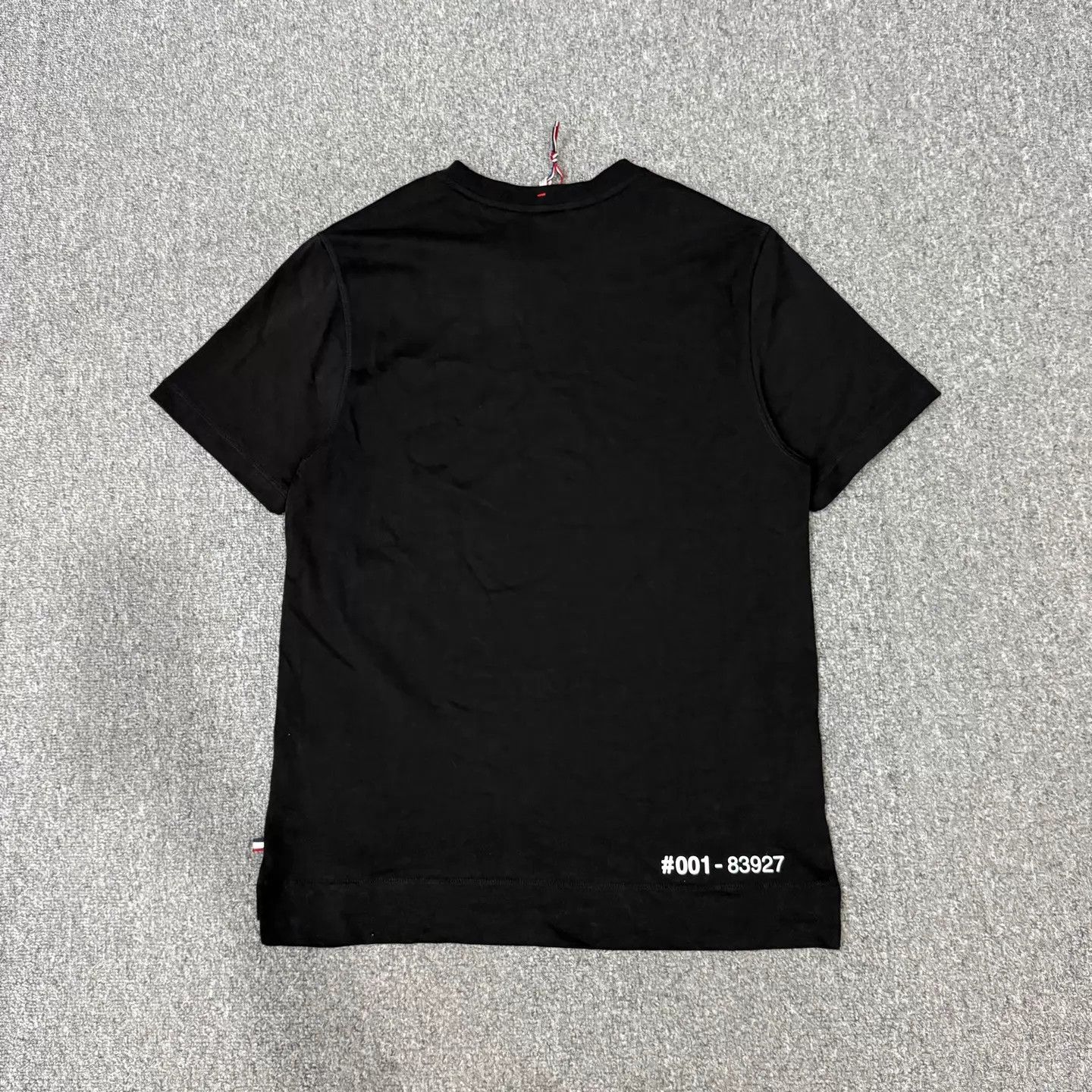Moncler Moncler Black Collar Logo SS Tee M Unused with Tags Size M / US 6-8 / IT 42-44 - 2 Thumbnail