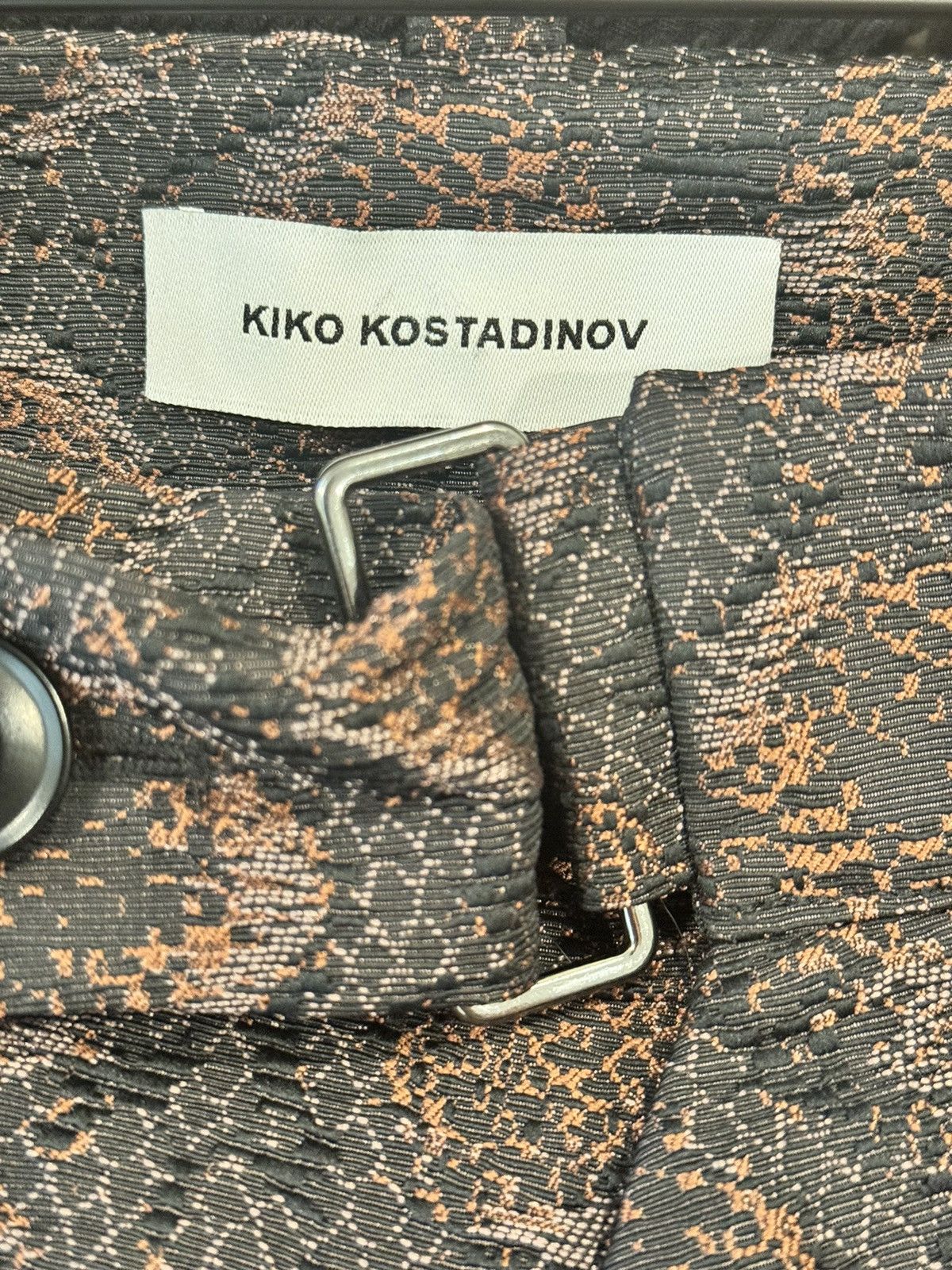 Kiko Kostadinov 09 snake bindra cargo pants Size US 34 / EU 50 - 4 Thumbnail