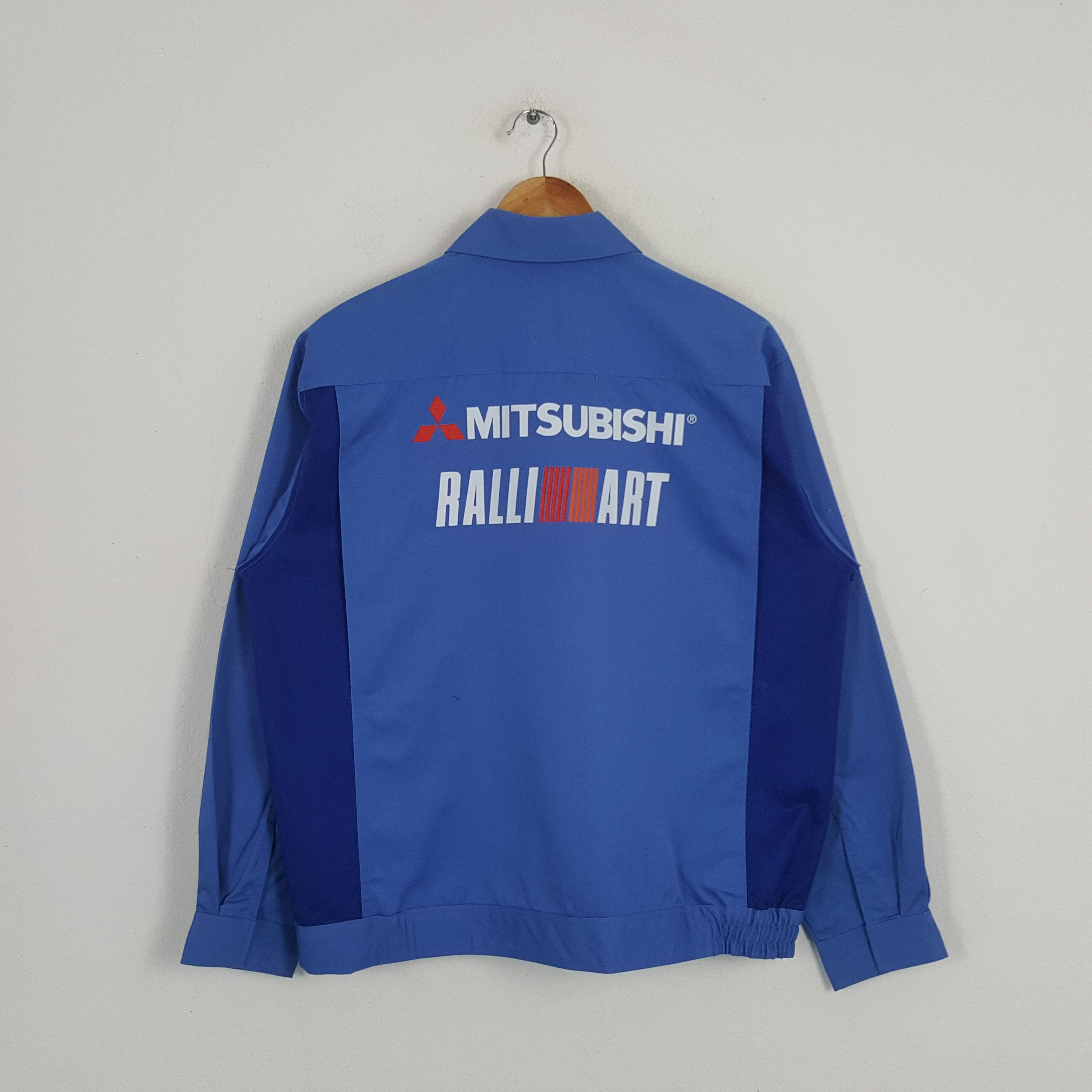 Japanese Brand × Vintage Vintage Mitsubishi Ralli Art Japanese Racing Custom Jacket Size US XXL / EU 58 / 5 - 1 Thumbnail