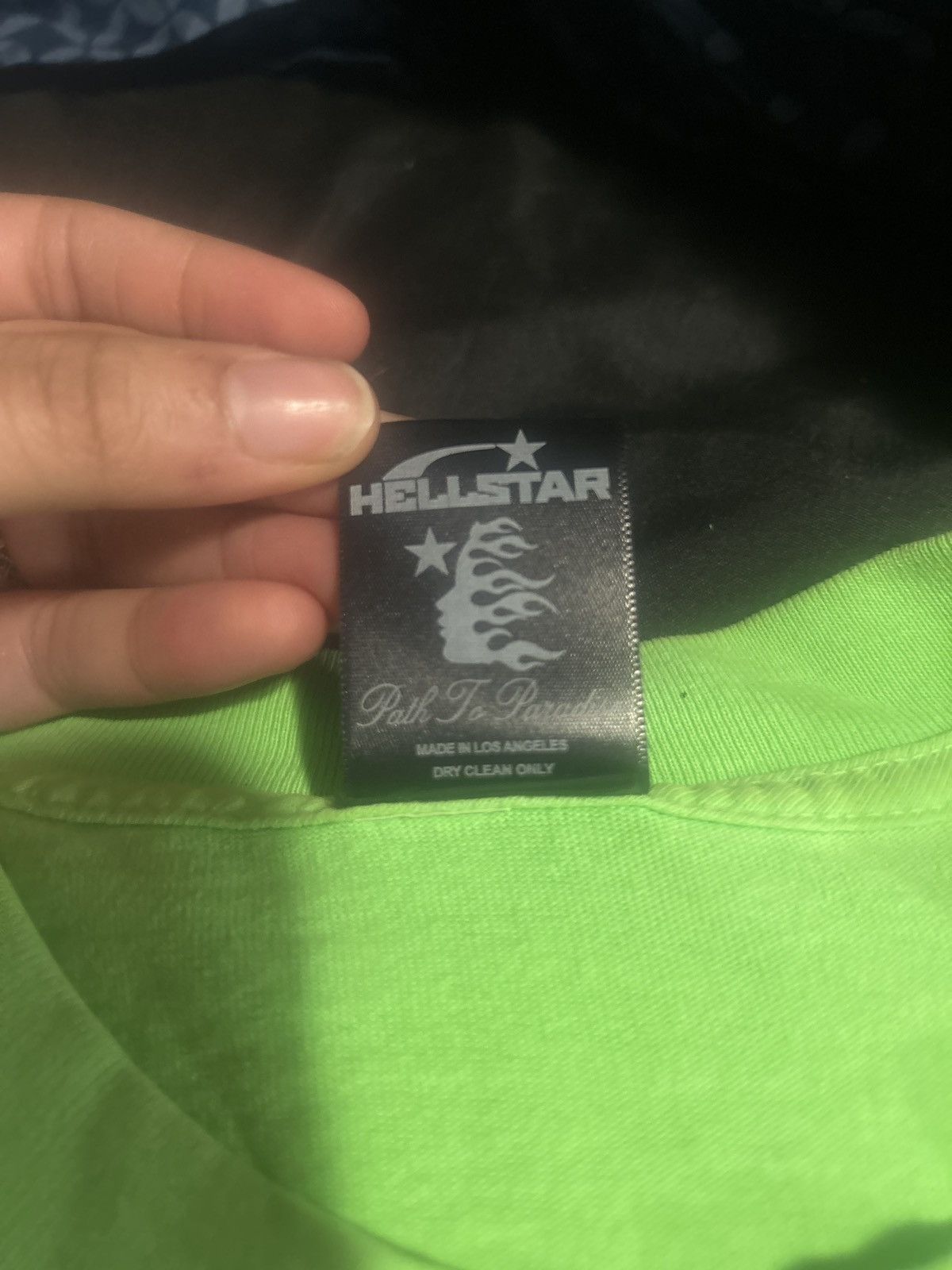 HELLSTAR Bright green and pink new hellstar tshirt Size US L / EU 52-54 / 3 - 3 Thumbnail