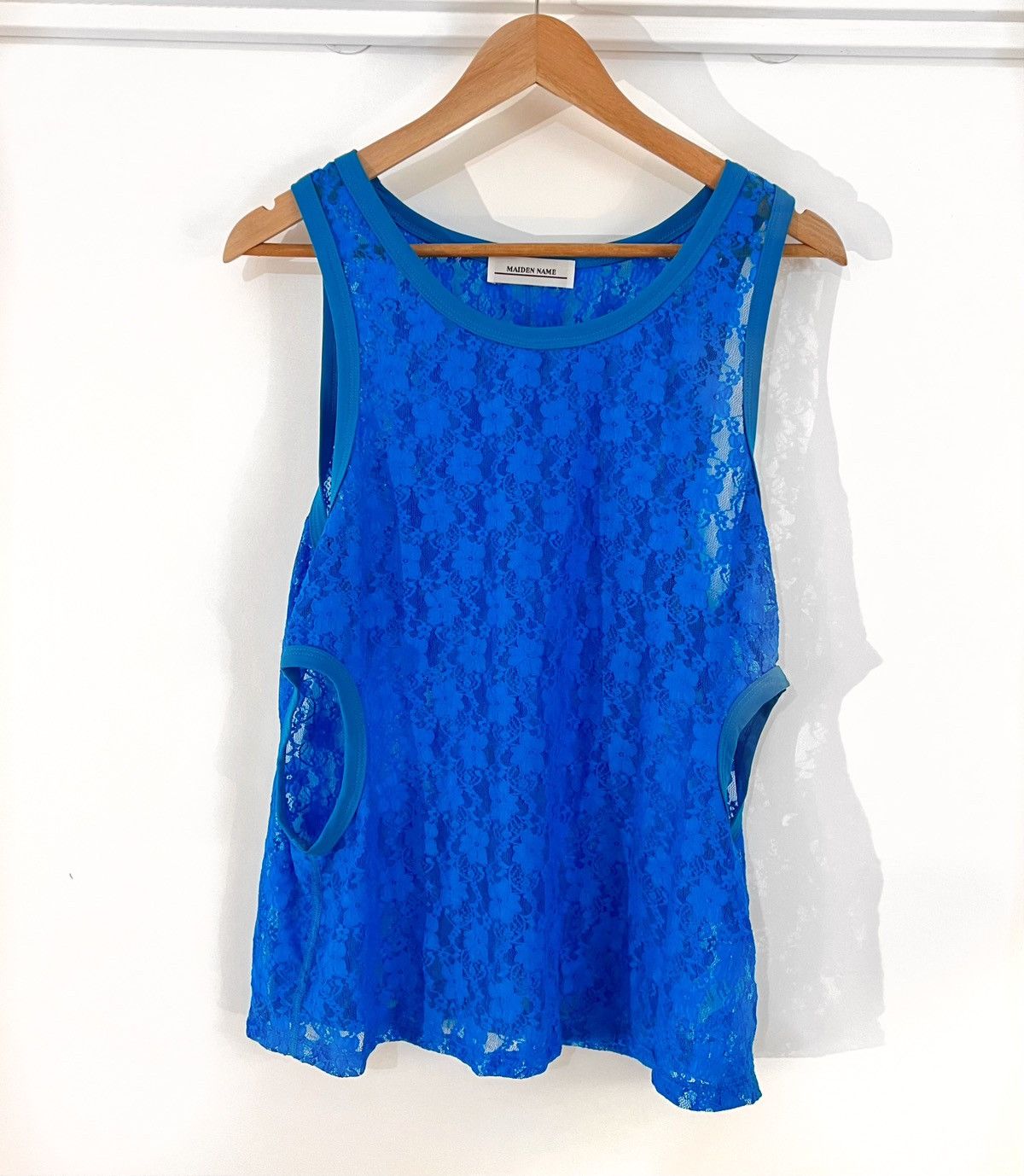 Maiden Name Blue David Tank Top Size US L / EU 52-54 / 3 - 1 Thumbnail