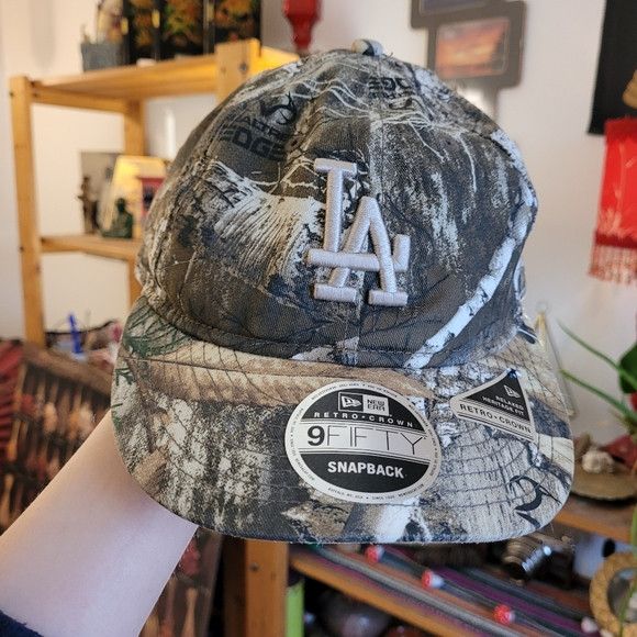 New Era New Era MLB 950 A-Frame LA Dodgers X Realtree Cap Hat Size ONE SIZE - 9 Thumbnail