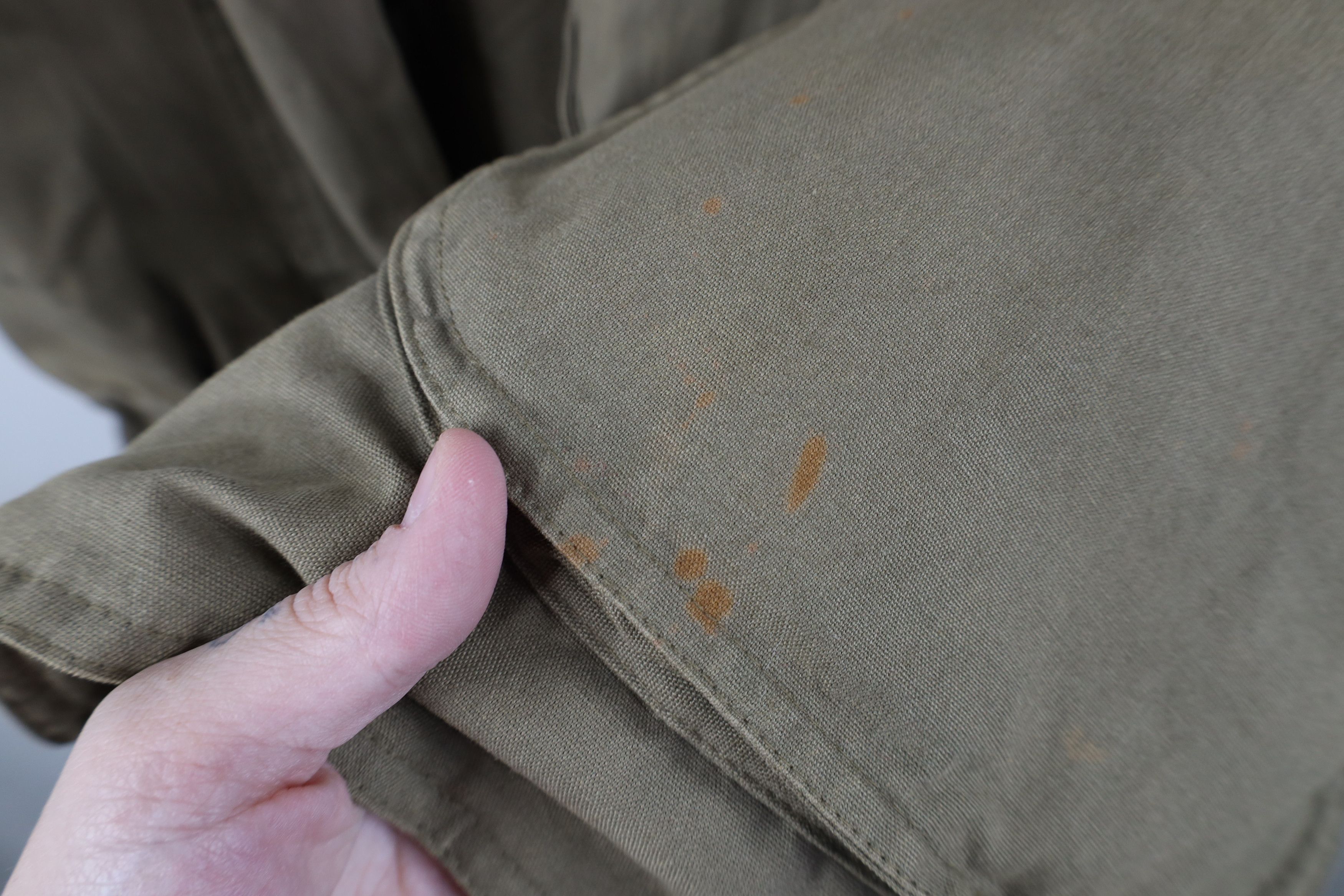 Vintage Vintage 90s Streetwear Lined Canvas Chore Barn Jacket Green Size US XL / EU 56 / 4 - 6 Thumbnail
