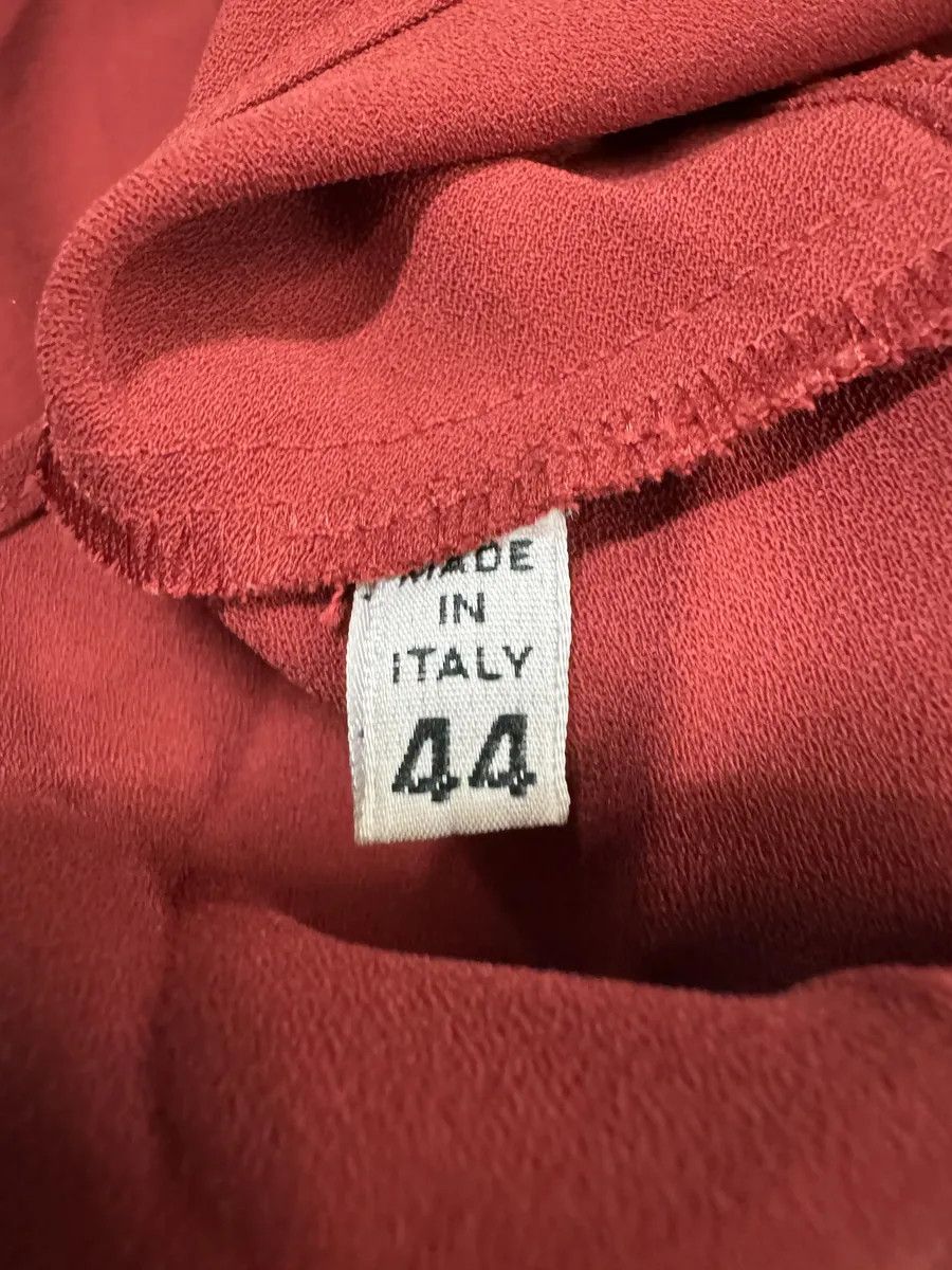 Maison Margiela AW2011 Maison Margiela Red Plissed Signature Dress Size M / US 6-8 / IT 42-44 - 8 Thumbnail