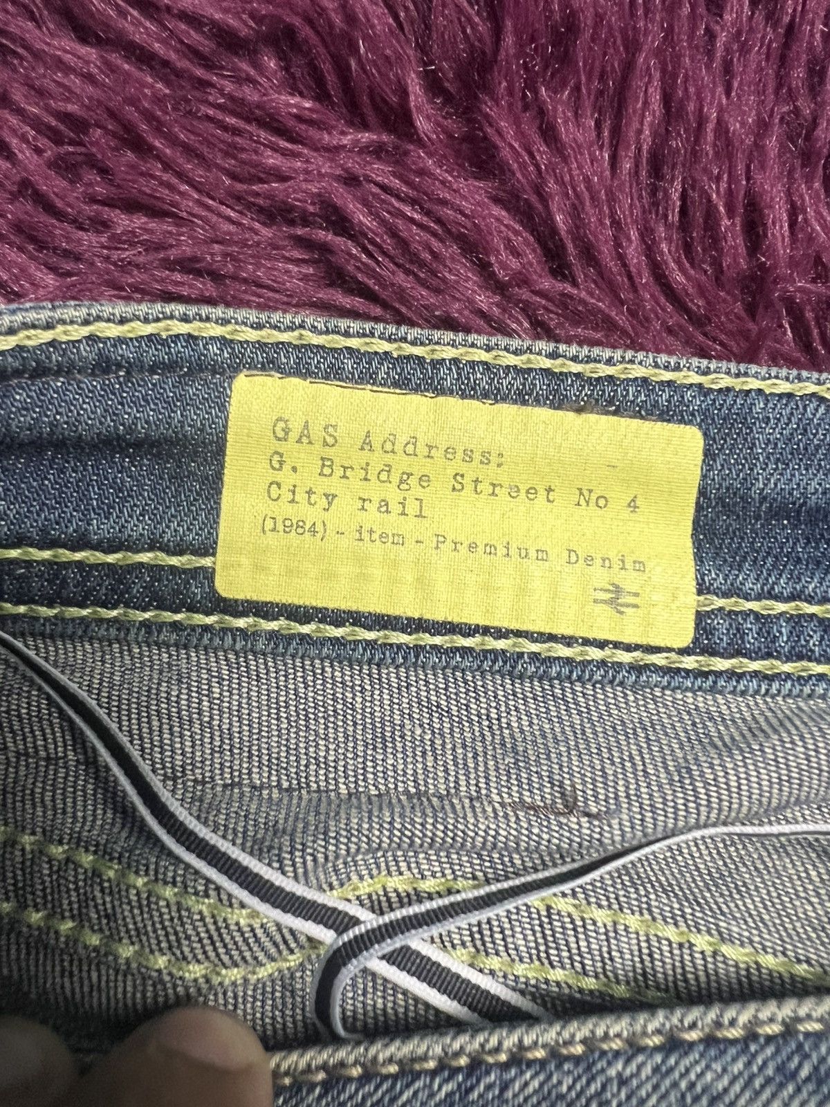 GAS GAS JEANS Italy Premium Denim - ALBERT Model Slim Fit (47) Size US 33 - 9 Thumbnail