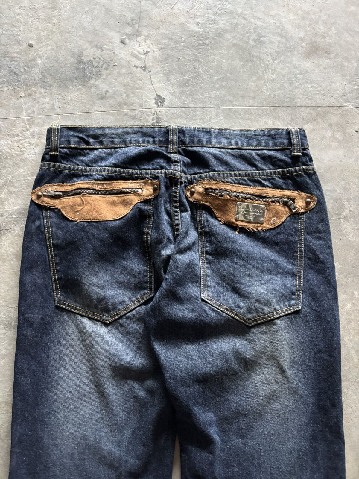 Dolce & Gabbana DOLCE GABBANA distressed archived jeans washed whiskered Size US 35 - 13 Thumbnail