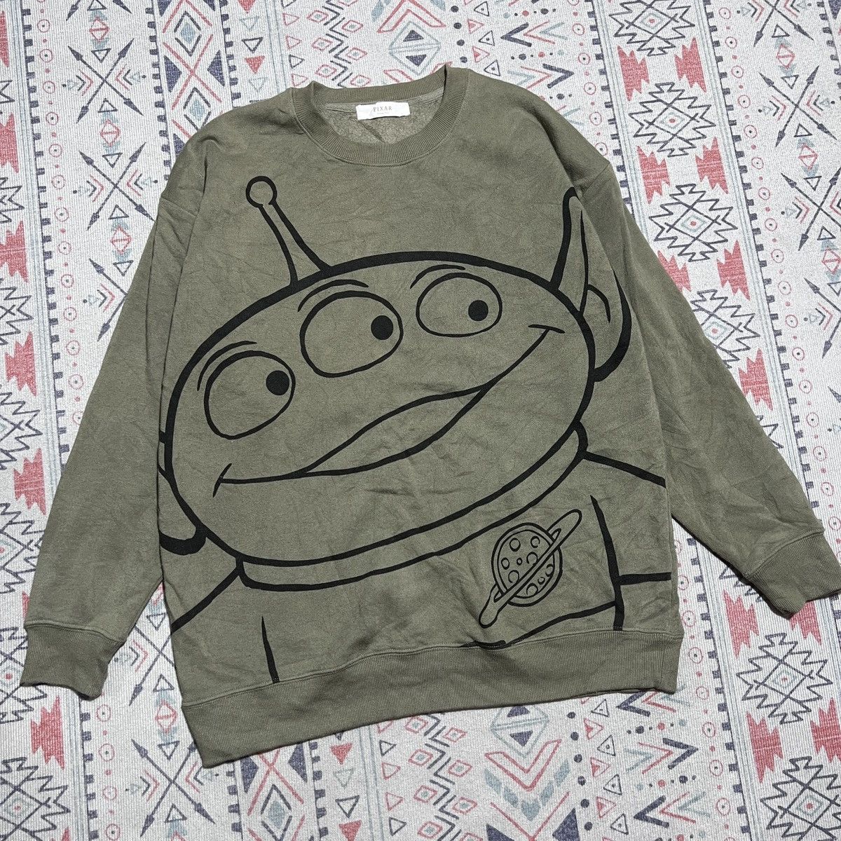Cartoon Network × Disney Toy Story Little Green Men Cartoon Sweatshirt Size US L / EU 52-54 / 3 - 3 Thumbnail