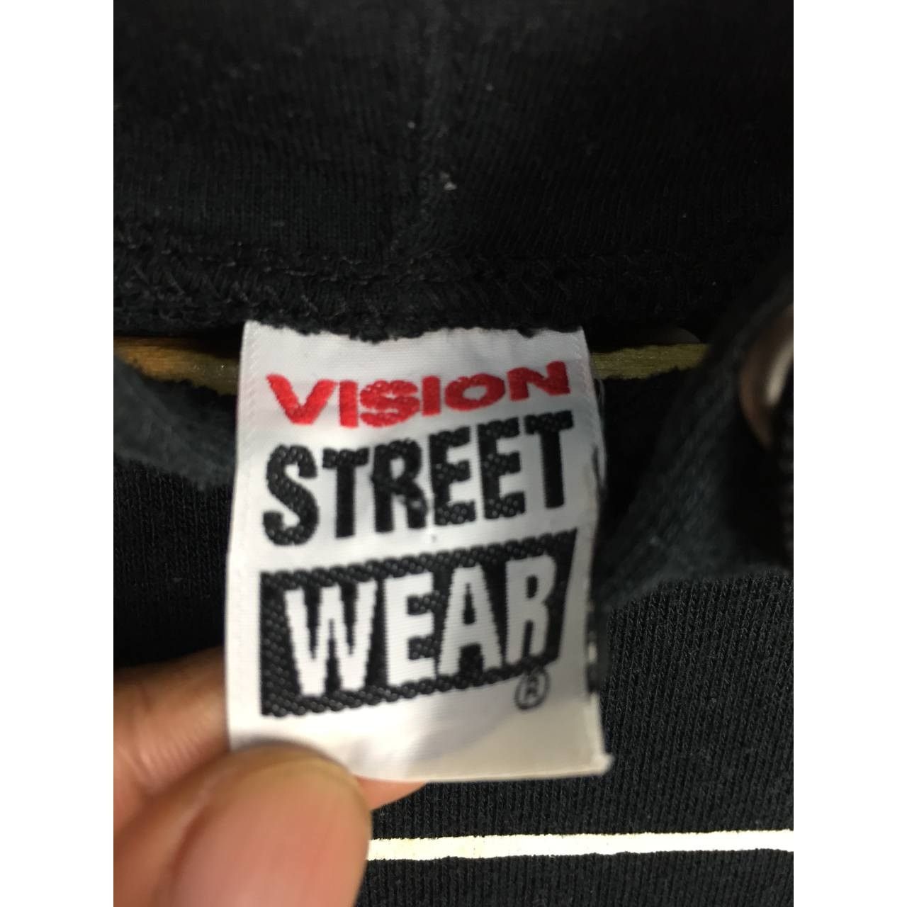 Vintage × Vision Streetwear Vision Street Wear Box Logo Pullover Skate Hoodie Size US M / EU 48-50 / 2 - 10 Thumbnail