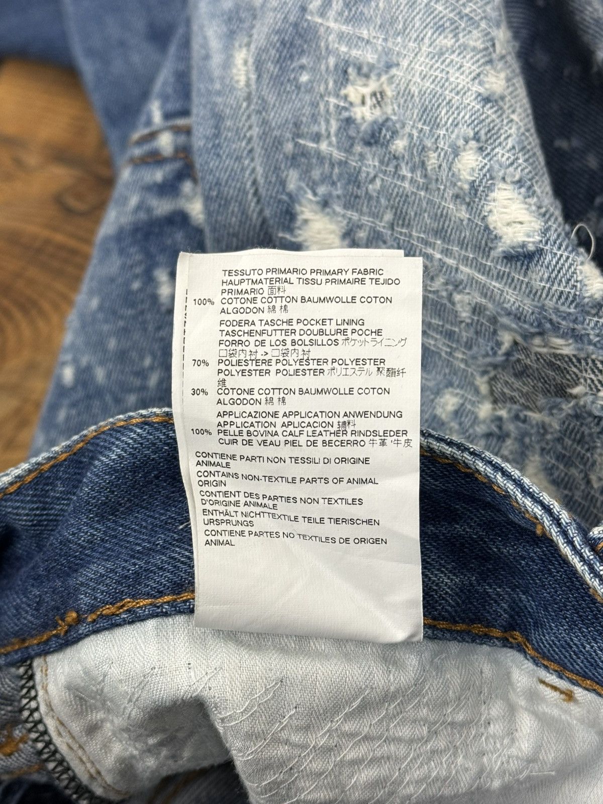 Just Cavalli Just Cavalli Destroyed Denim Jeans Pants Size 34 Size US 34 / EU 50 - 13 Thumbnail