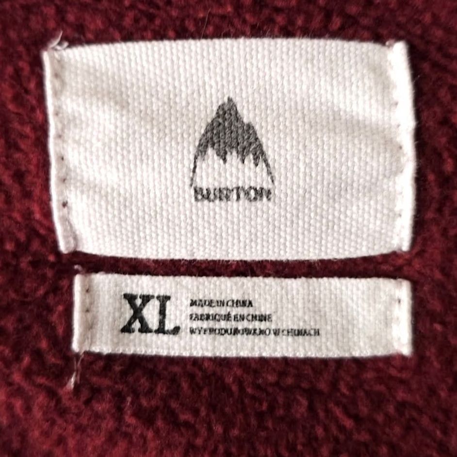 Burton Burton Hoodie Mens XL Red Full Zip Up Ski Snowboarding Sweatshirt Holiday Streetwear Size US XL / EU 56 / 4 - 6 Thumbnail