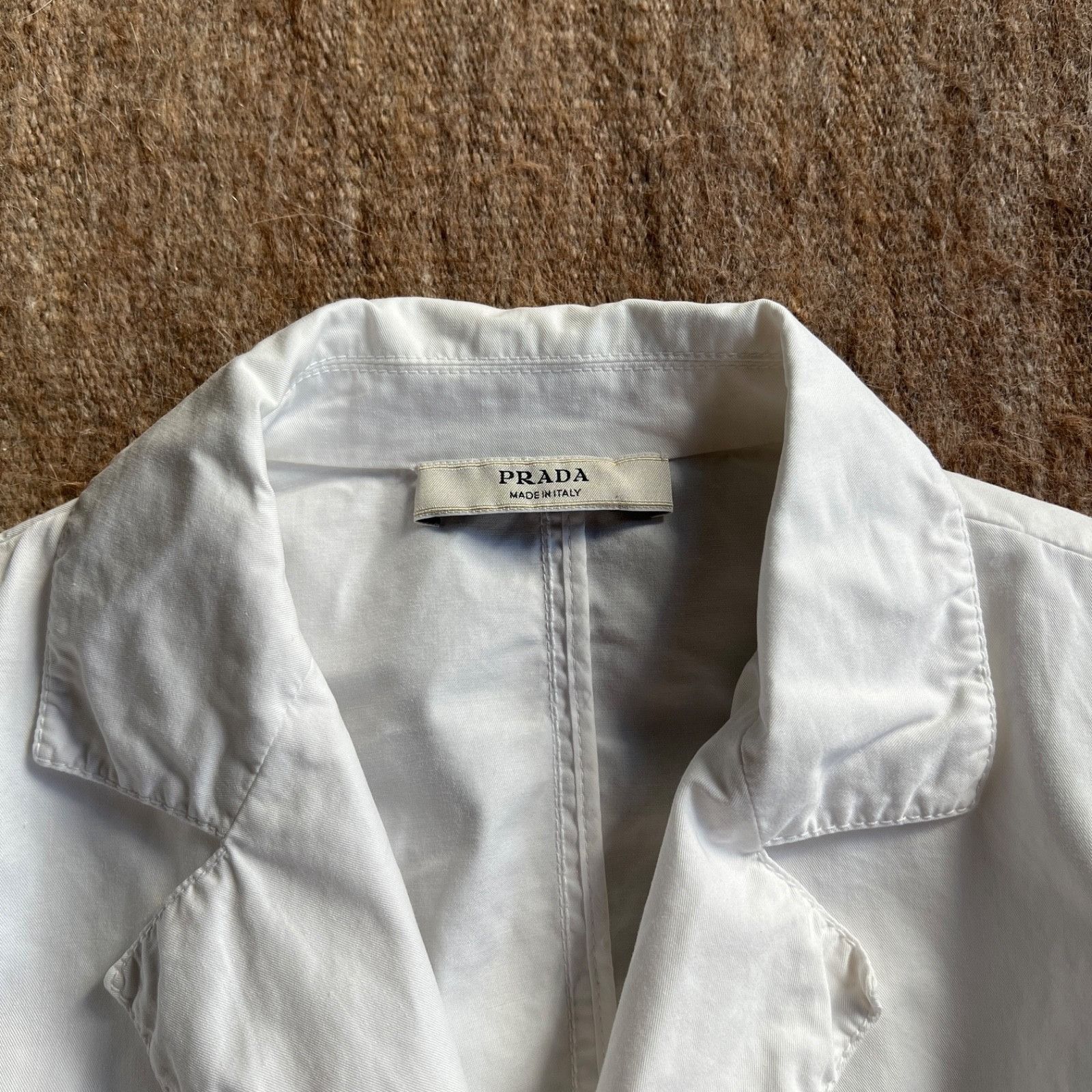 Prada Prada Cotton Blazer Jacket 9506AC Size M / US 6-8 / IT 42-44 - 3 Thumbnail