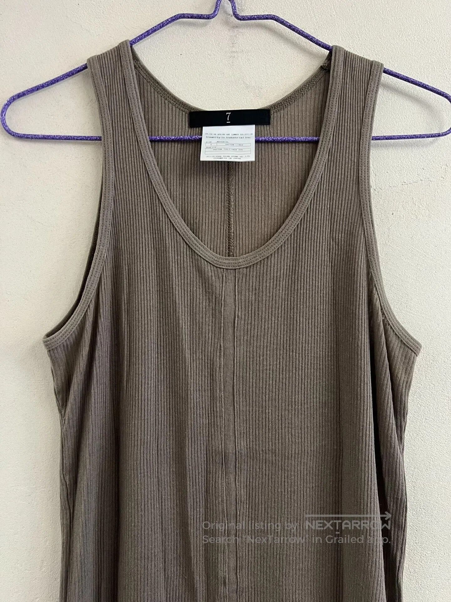 Julius Julius_7 Ruined Hem Tank Top. Size M / US 6-8 / IT 42-44 - 6 Thumbnail
