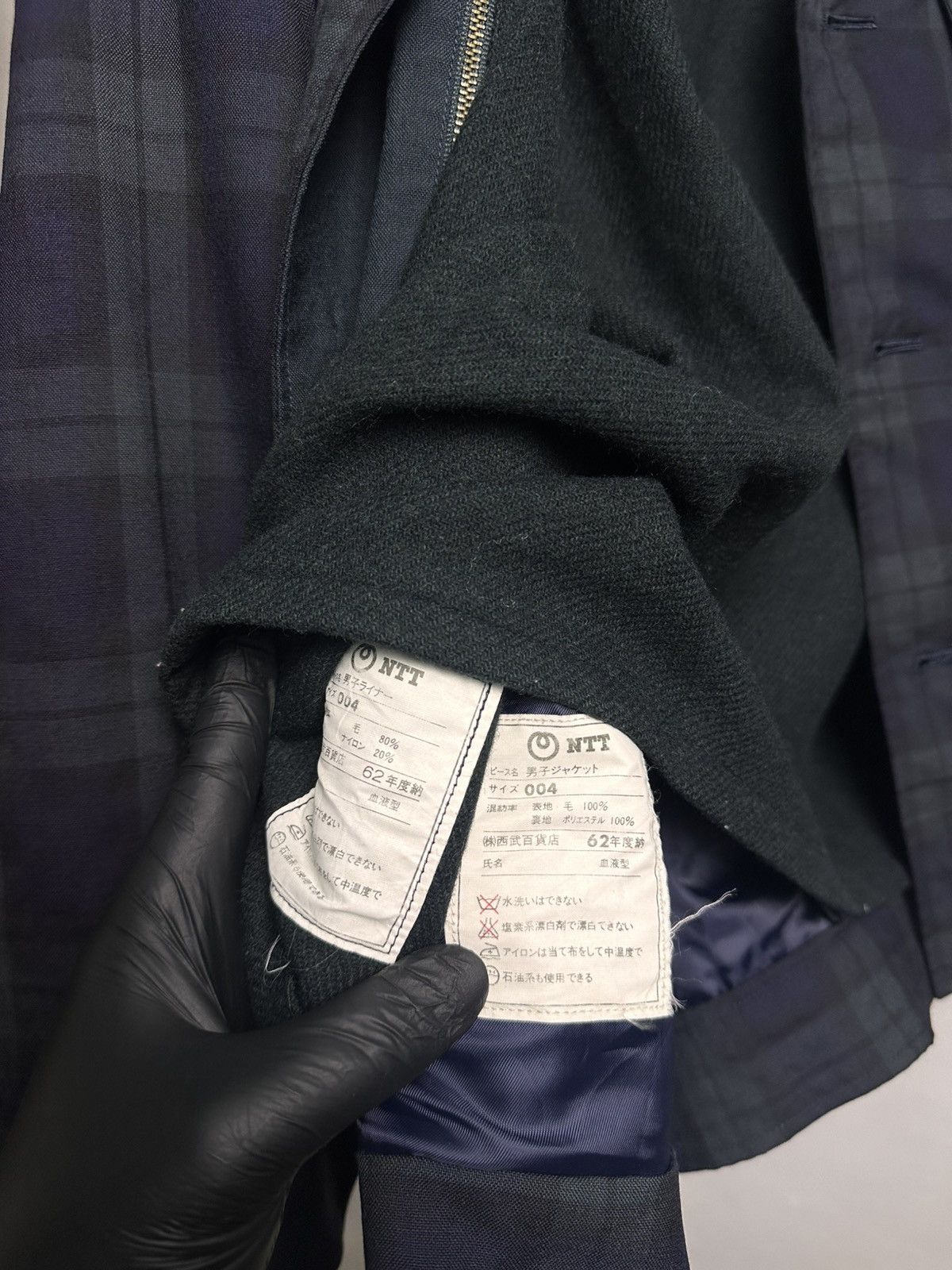 Issey Miyake 80’s Miyake Design Studio Tartan Bomber Jacket Size US L / EU 52-54 / 3 - 17 Thumbnail