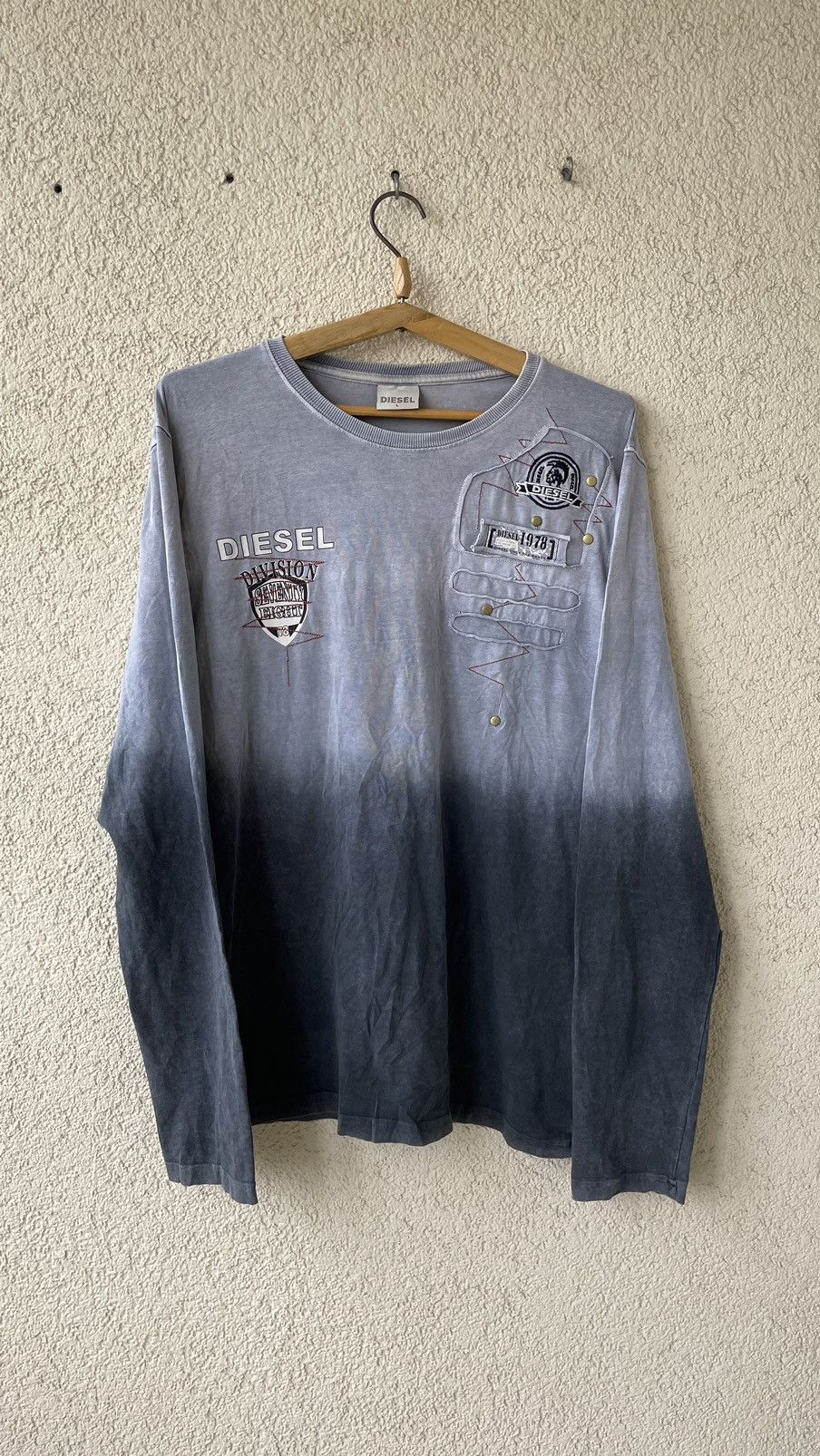 Diesel × Vintage Vintage Y2K DIESEL Japanese Retro Bootleg Style T-shirt 90s Size US L / EU 52-54 / 3 - 1 Thumbnail