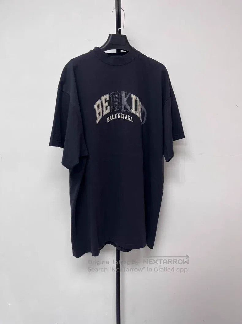 Balenciaga Balenciaga Logo Letter Print Round Neck Short Sleeve T-Shi Size US M / EU 48-50 / 2 - 1 Thumbnail