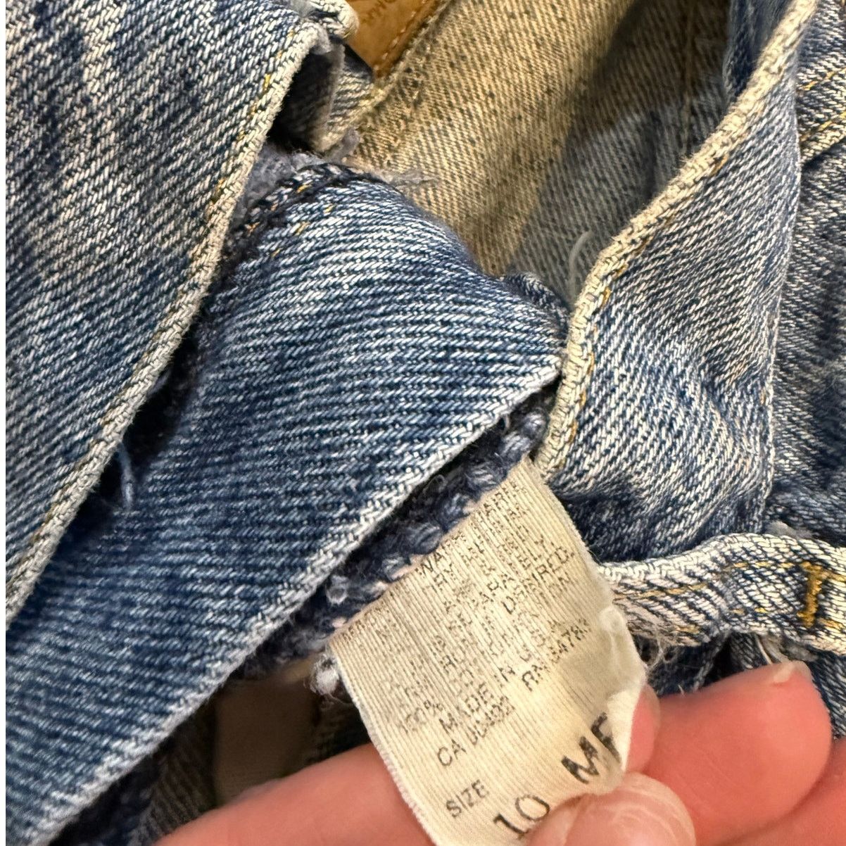 Lee Vintage Lee High Waisted Acid Washed Jeans Size 28" / US 6 / IT 42 - 7 Thumbnail