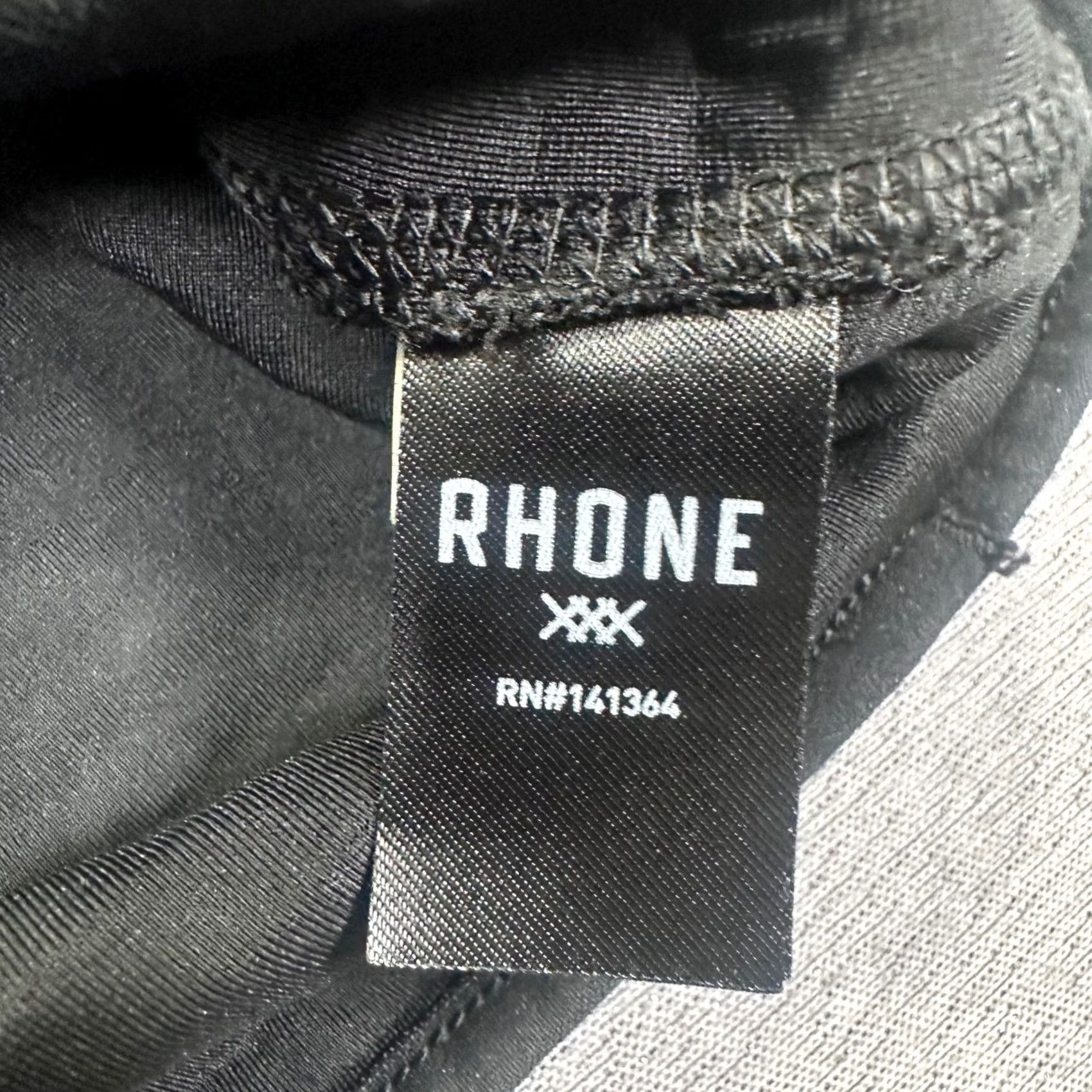 Rhone Rhone Bolinas Quilted Snap Pullover Mens Medium Black Textured Performance Top Size US M / EU 48-50 / 2 - 7 Thumbnail
