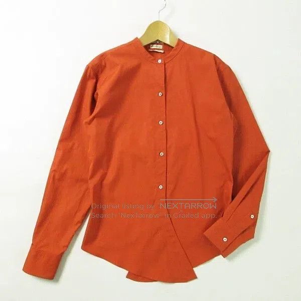Hermes Hermes Orange tied shirt Size XS / US 0-2 / IT 36-38 - 1 Thumbnail