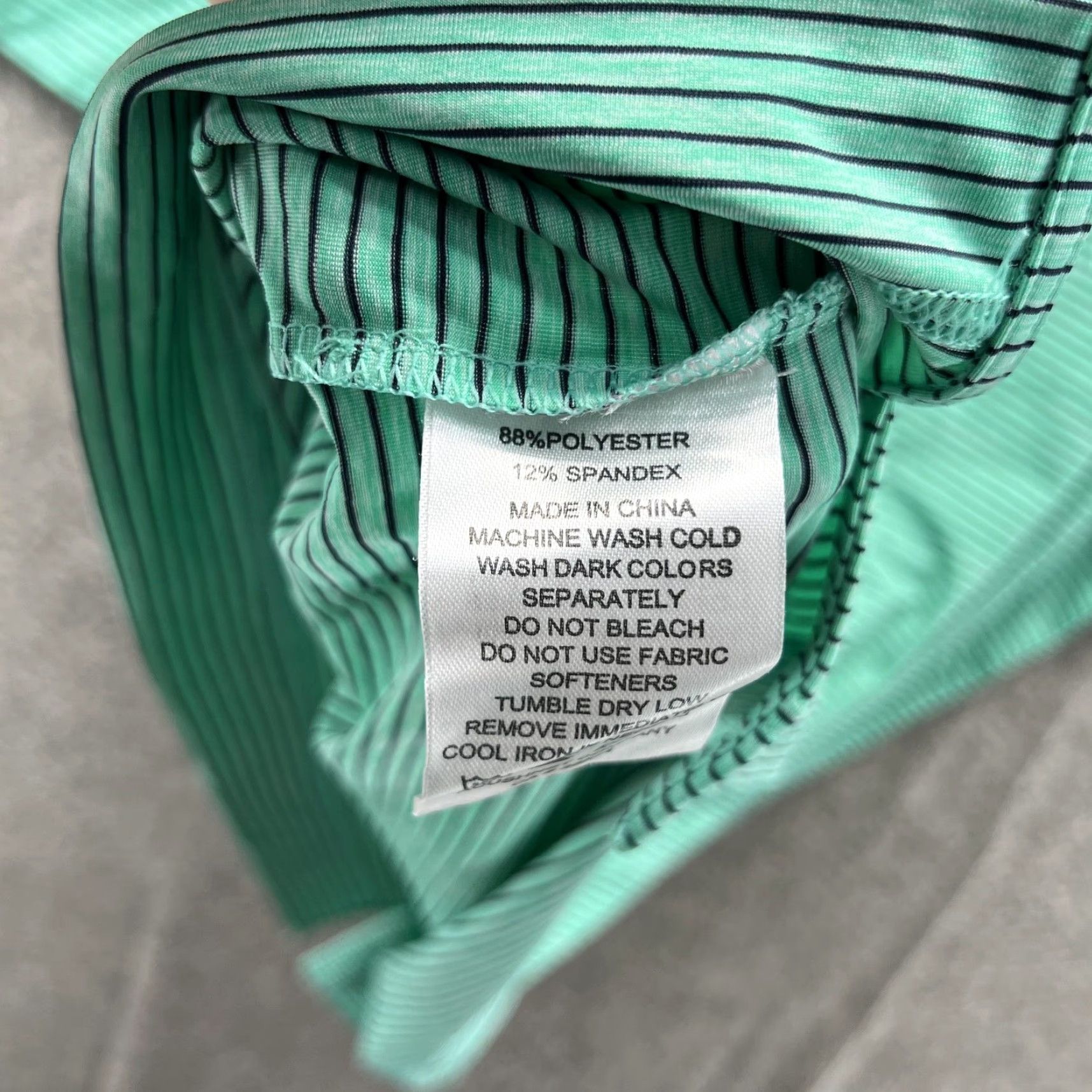 Footjoy FootJoy Polo Shirt Mens 2XL Green Striped The Muni Charleston Golf Performance Polo Shirt Mens Short Sleeve Green Striped 2XL FootJoy Size US XXL / EU 58 / 5 - 5 Thumbnail
