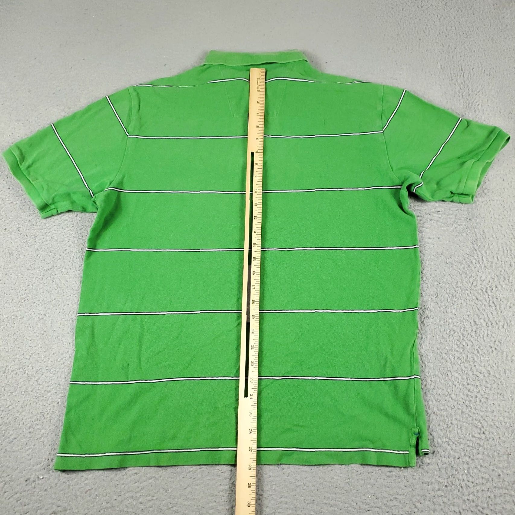 Nautica Nautica Polo Shirt Mens XL Green Striped Casual Short Sleeve Activewear Size US XL / EU 56 / 4 - 3 Thumbnail